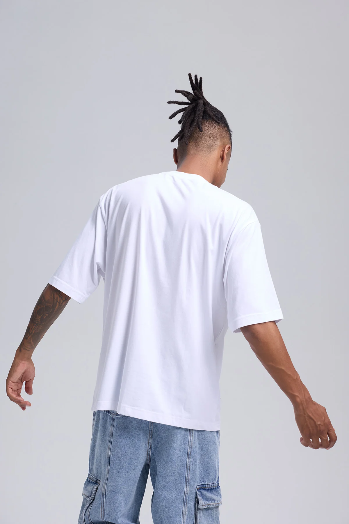 Polera Hombre Print Blanco - Image 3