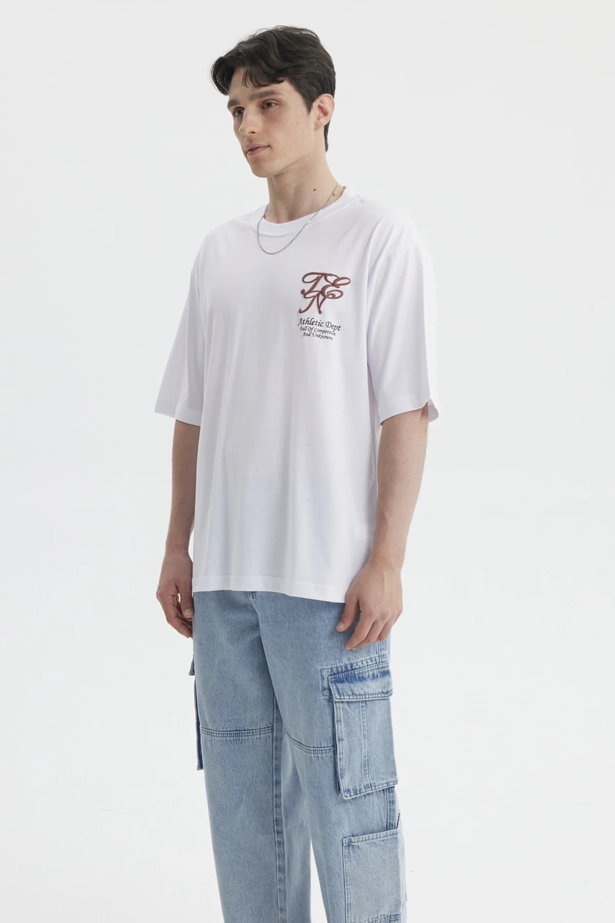 Polera Hombre Print Blanco - Image 3