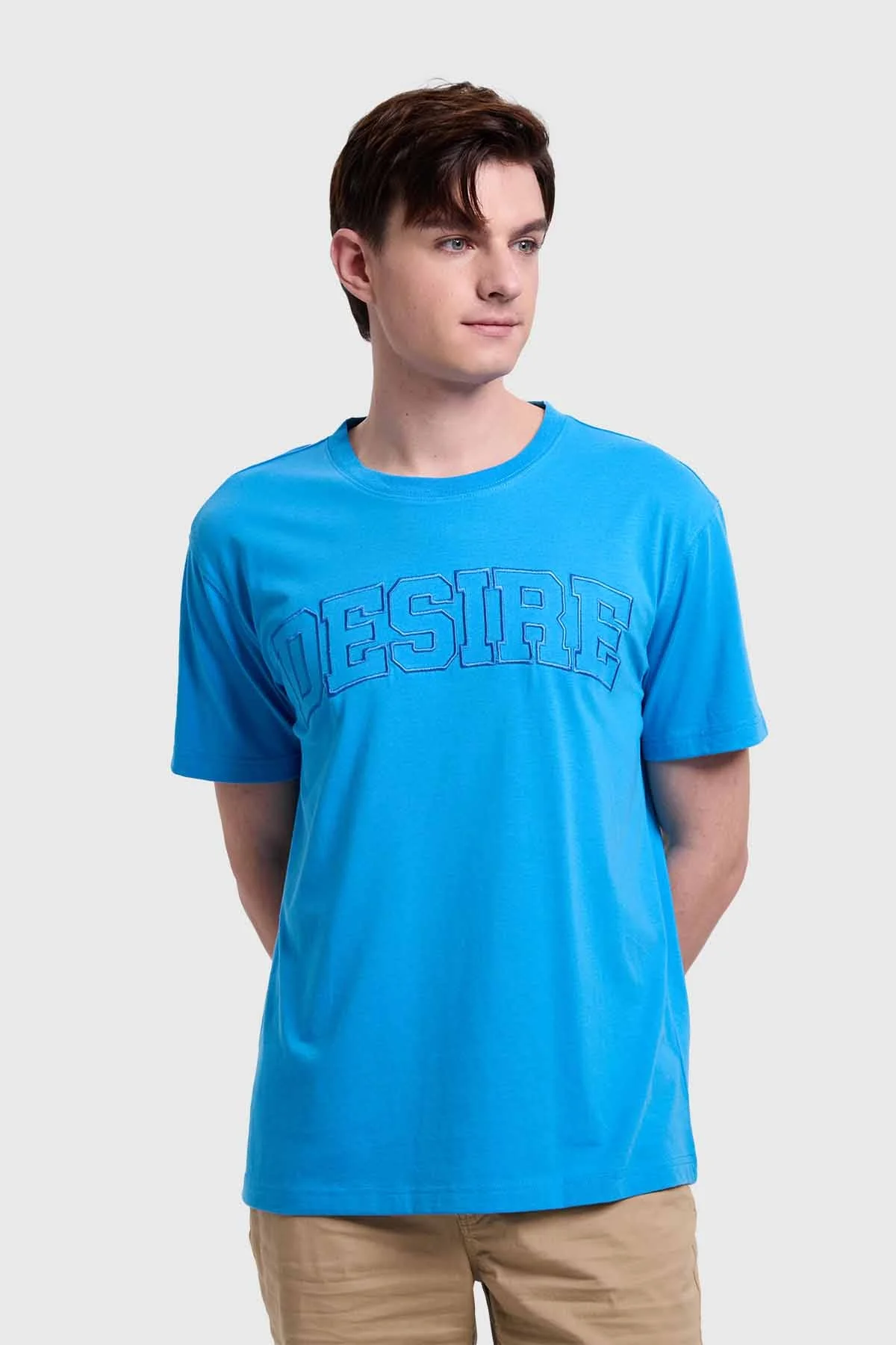 Polera Hombre Print Celeste - Image 2