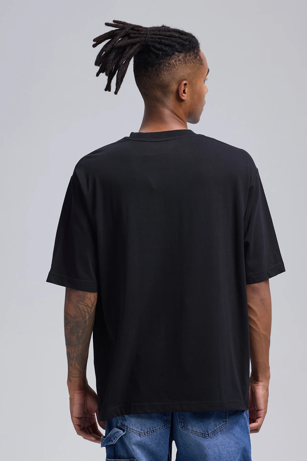 Polera Hombre Print Central Negro - Image 2