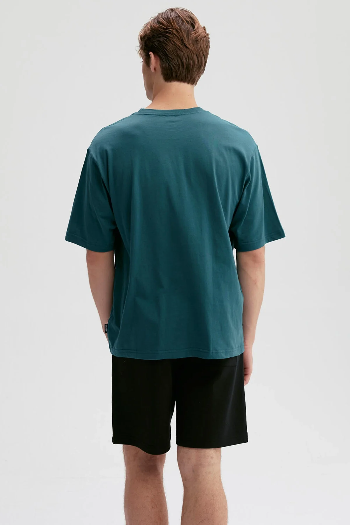 Polera Hombre Print Central Verde Oscuro - Image 3