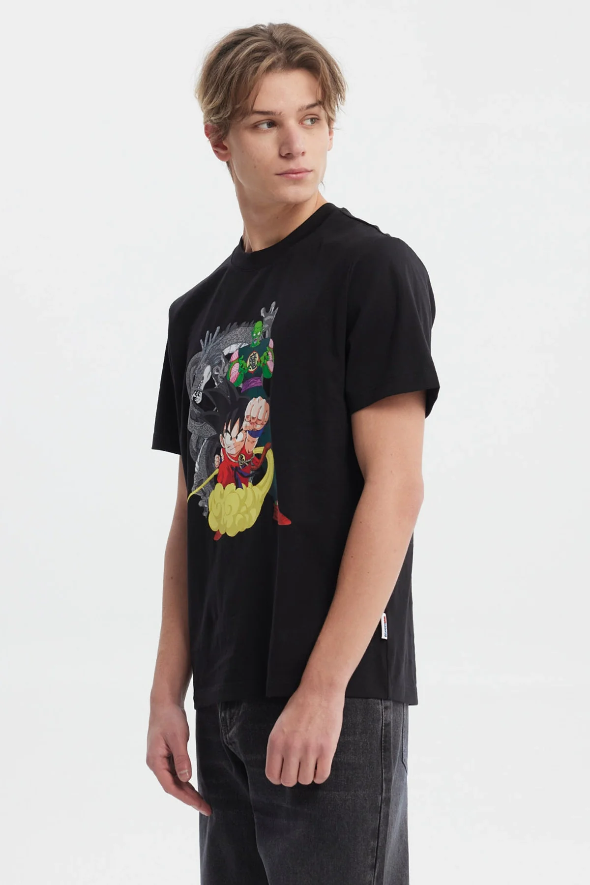 Polera Hombre Print Frontal Dragon Ball Negro - Image 2