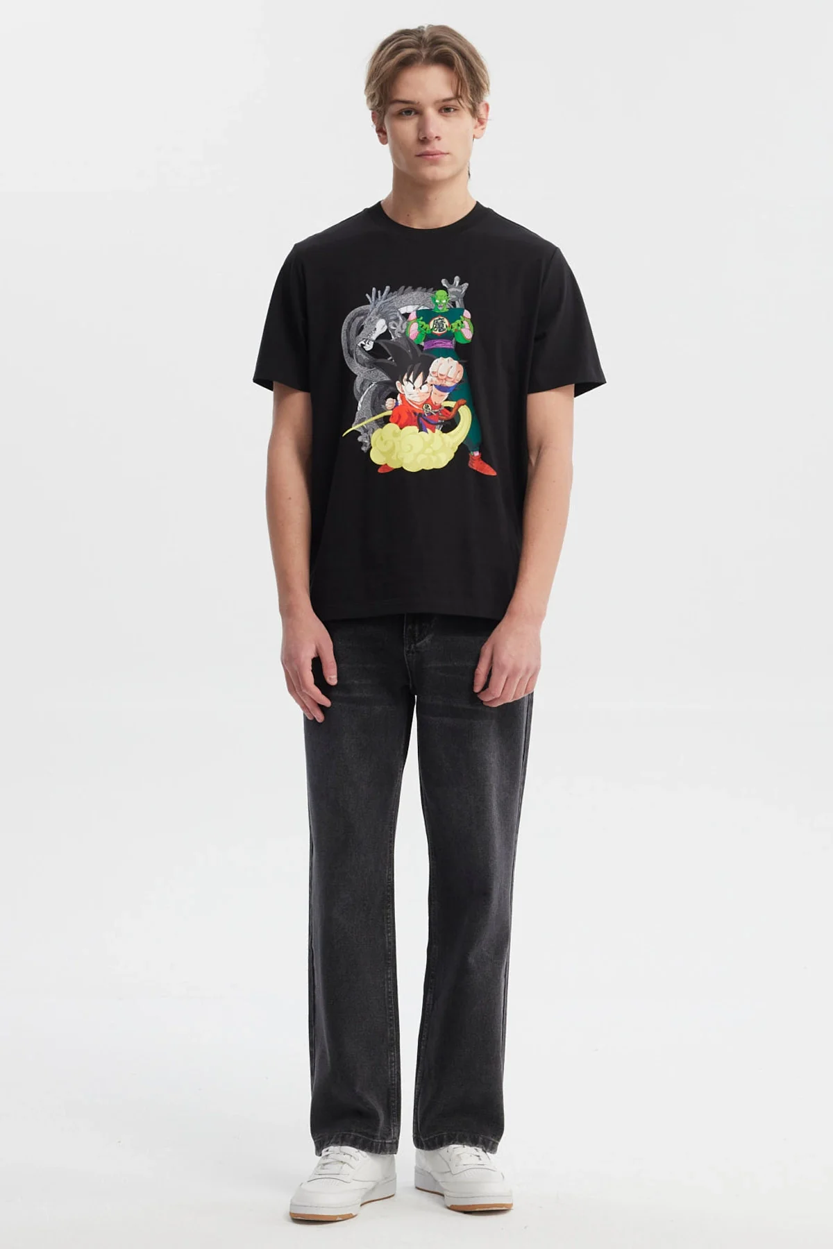 Polera Hombre Print Frontal Dragon Ball Negro - Image 4