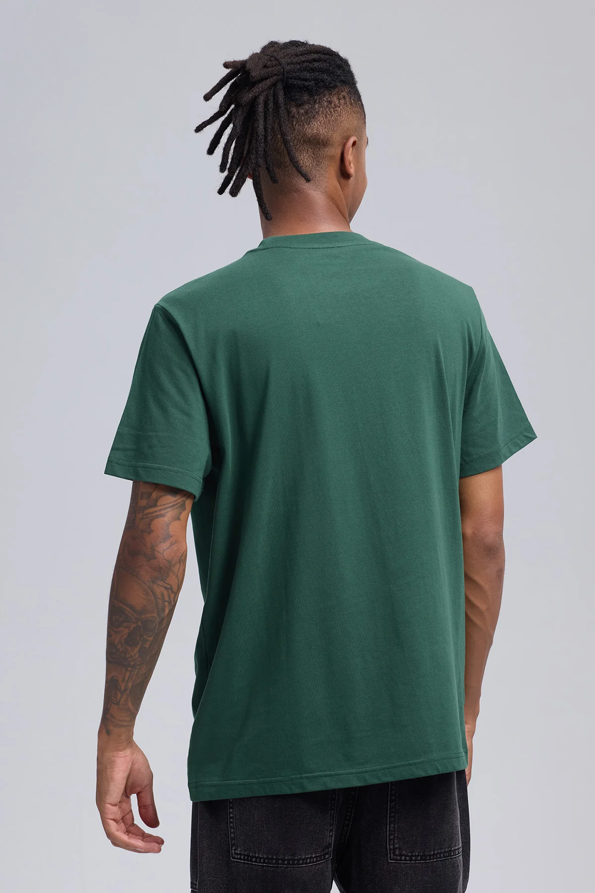 Polera Hombre Print Posicional Verde - Image 3