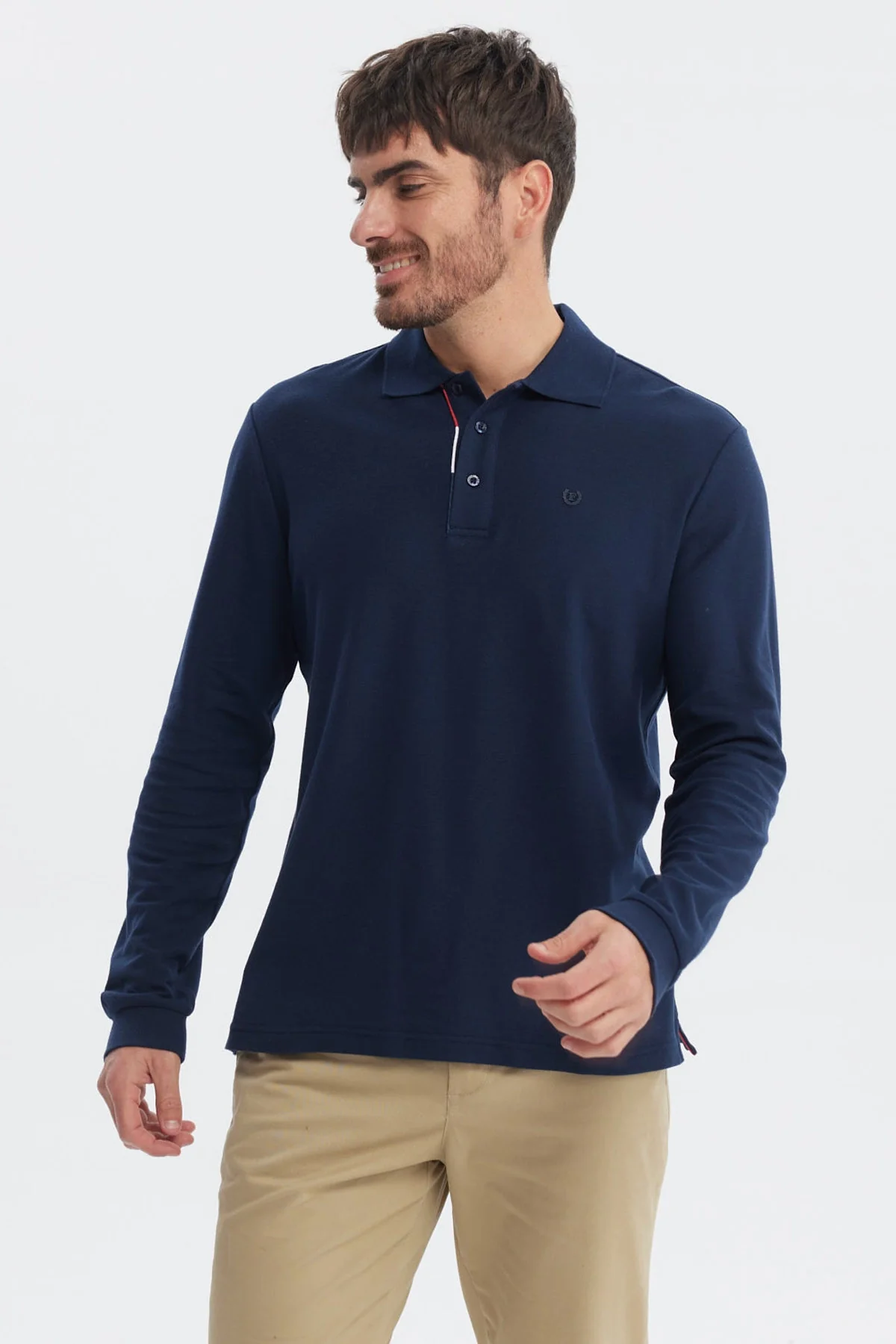 Polera Hombre Print Silicona Azul Marino - Image 2