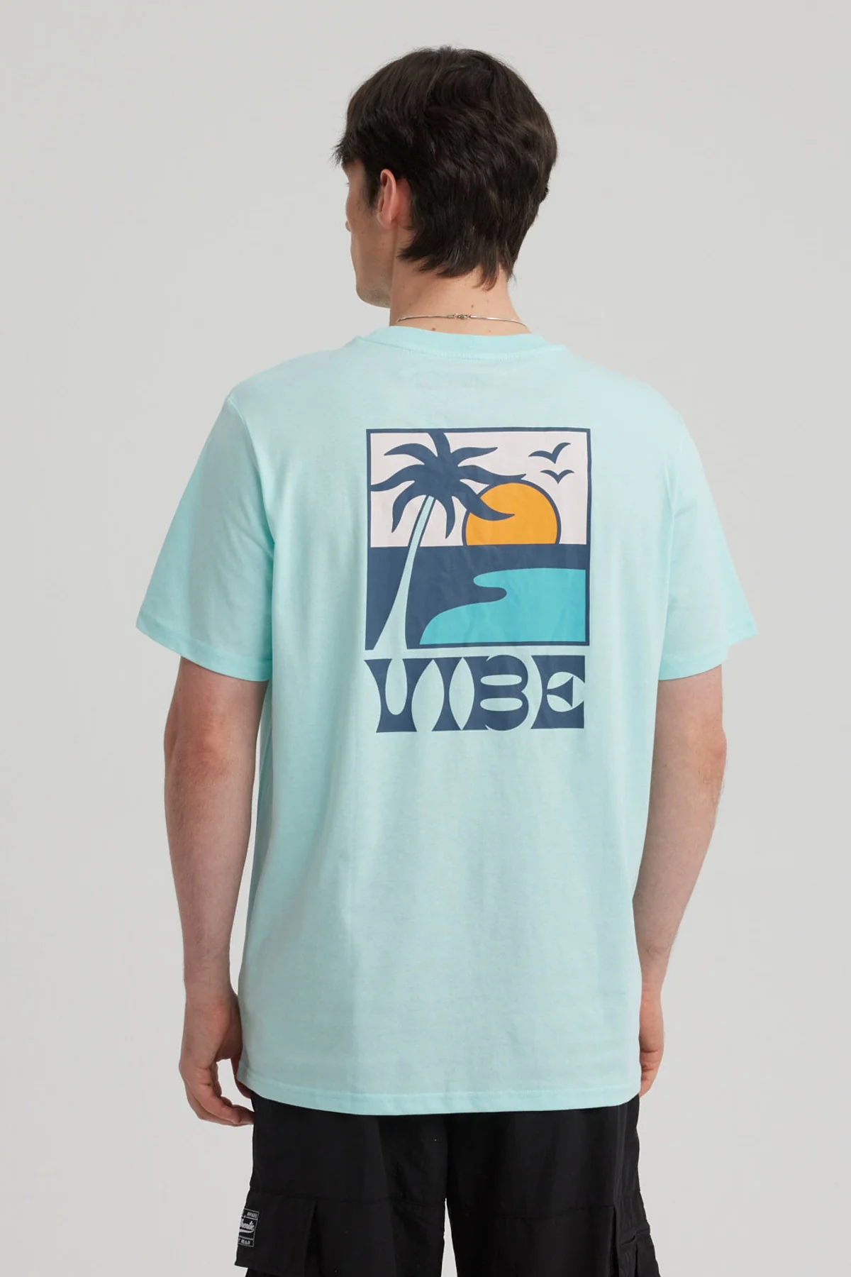 Polera Hombre Regular Fit Celeste - Image 3
