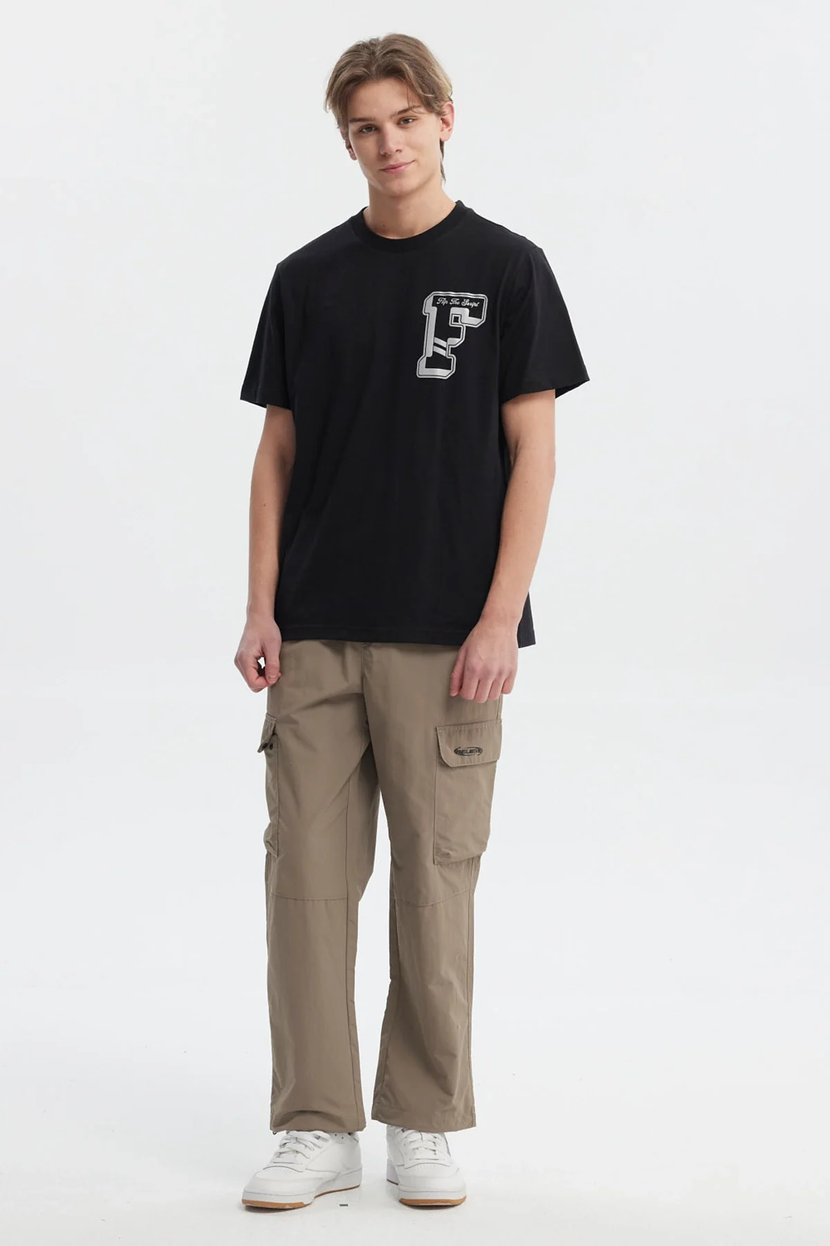Polera Hombre Regular Fit Letra Negro - Image 4