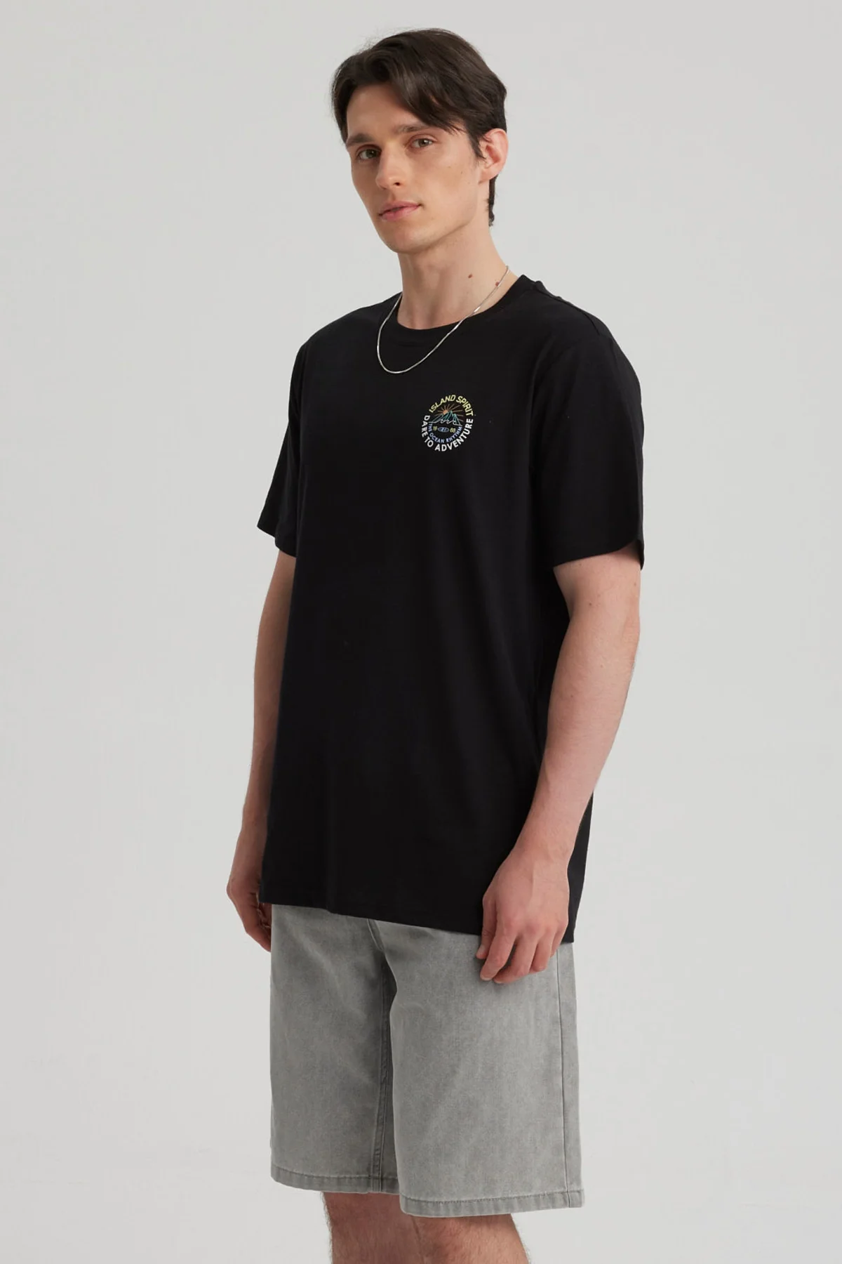 Polera Hombre Regular Fit Negro - Image 2