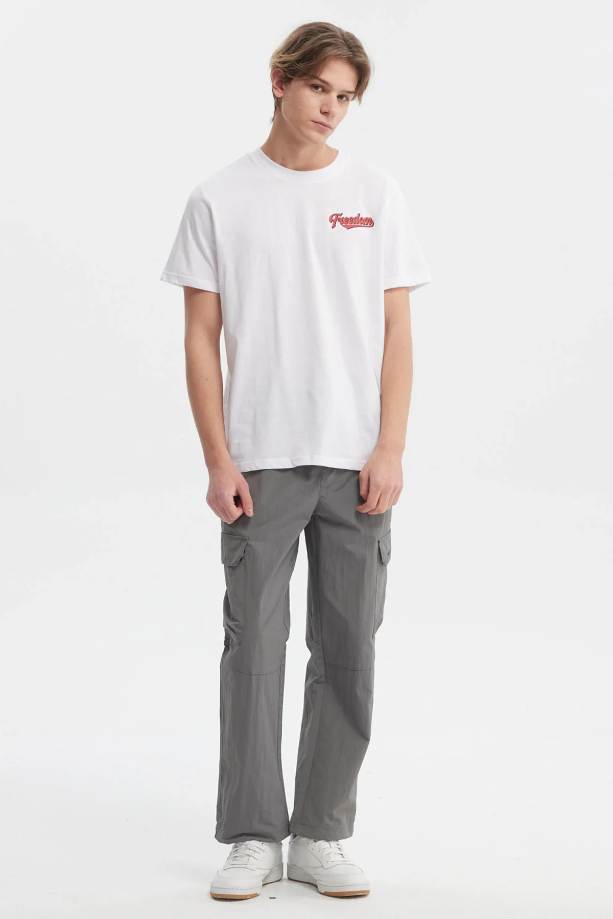 Polera Hombre Regular Fit Print Trasero Blanco - Image 4