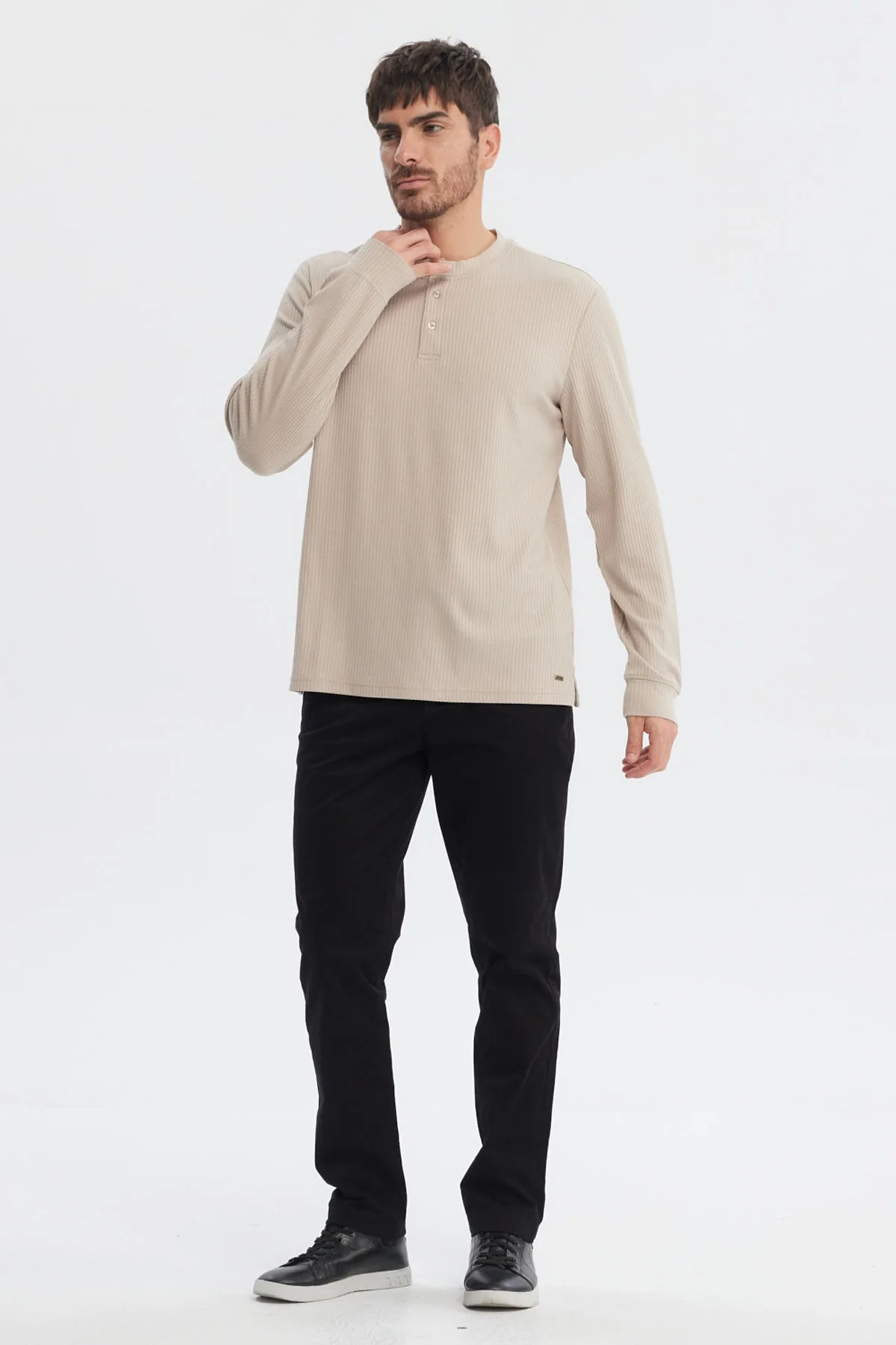Polera Hombre Slim Arena - Image 4