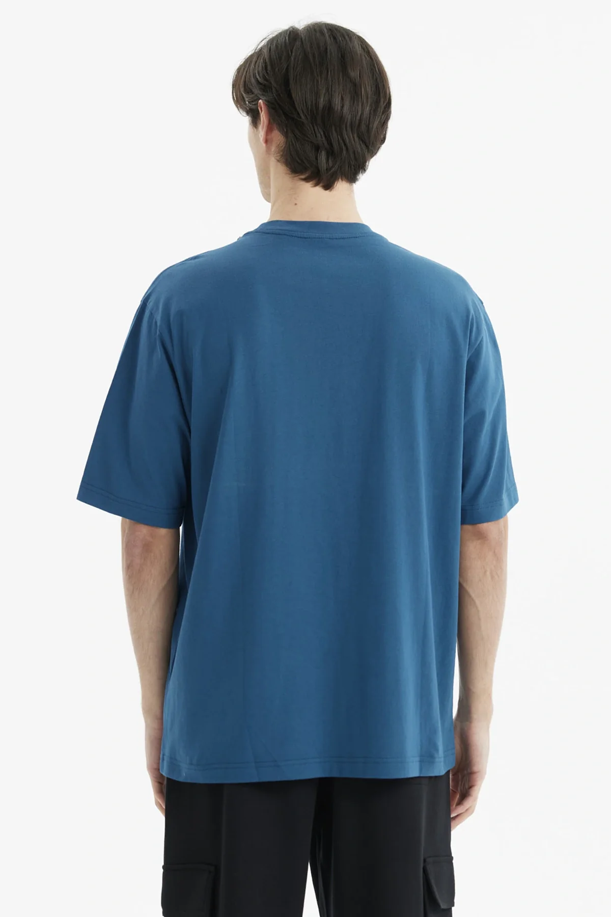 Polera Hombre Slim Azul - Image 3