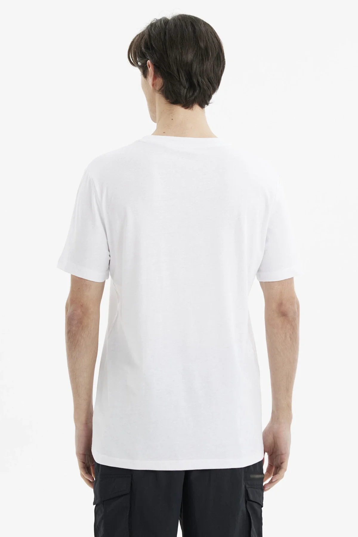 Polera Hombre Slim Blanco - Image 3