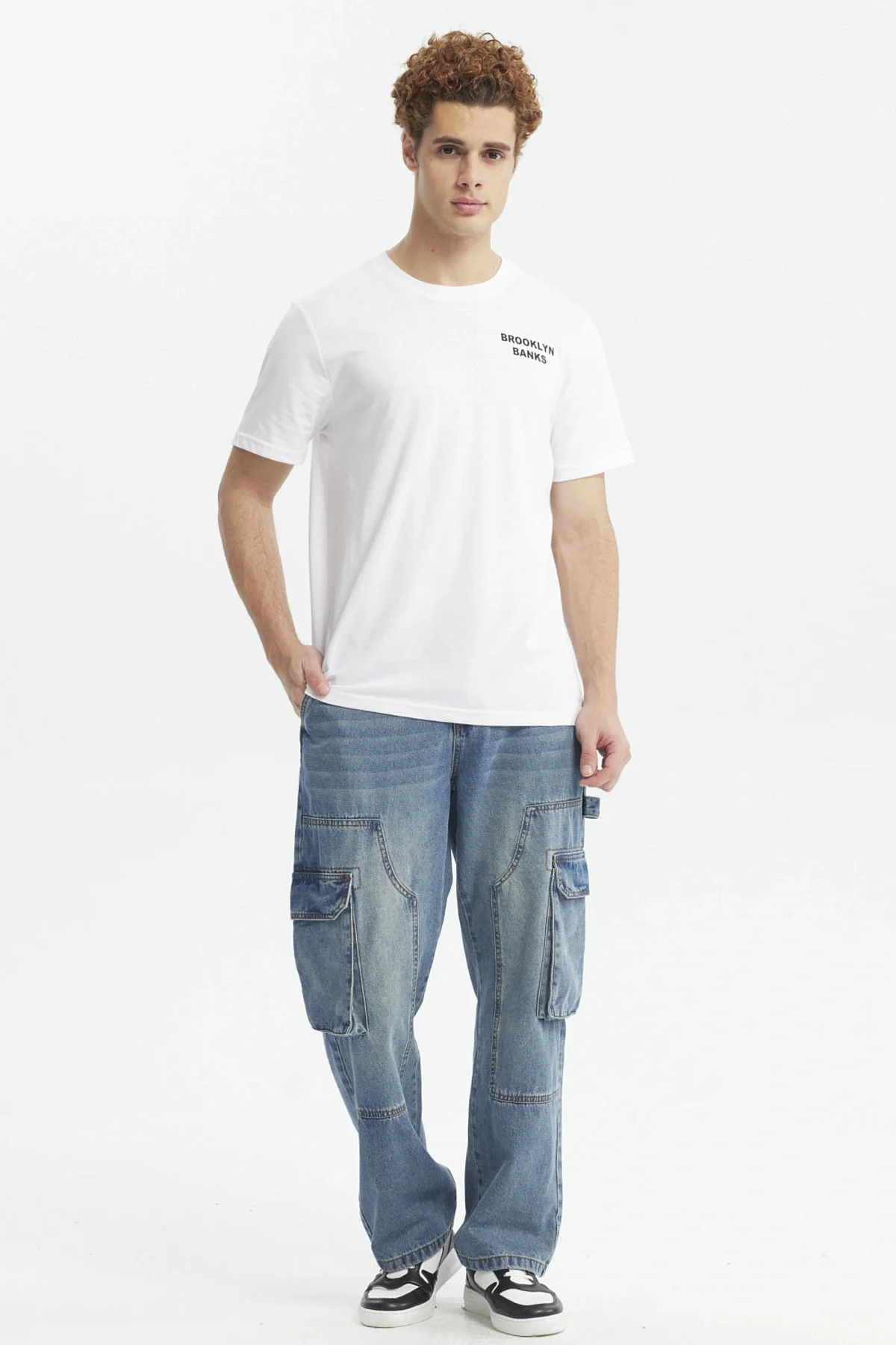Polera Hombre Slim Blanco - Image 4