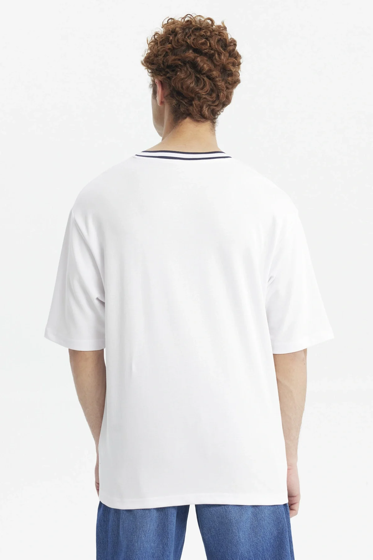Polera Hombre Slim Blanco - Image 3