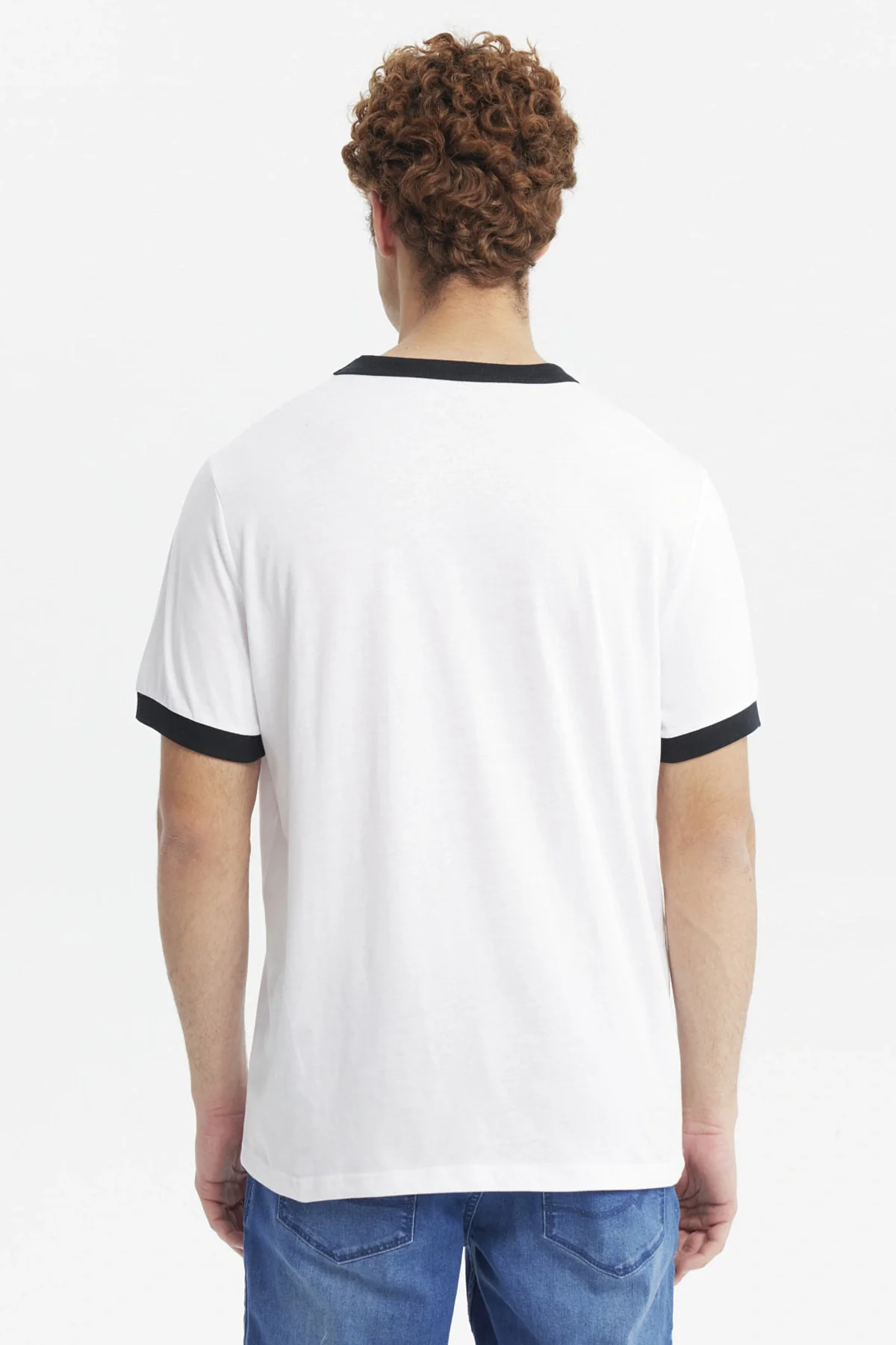 Polera Hombre Slim Blanco - Image 3