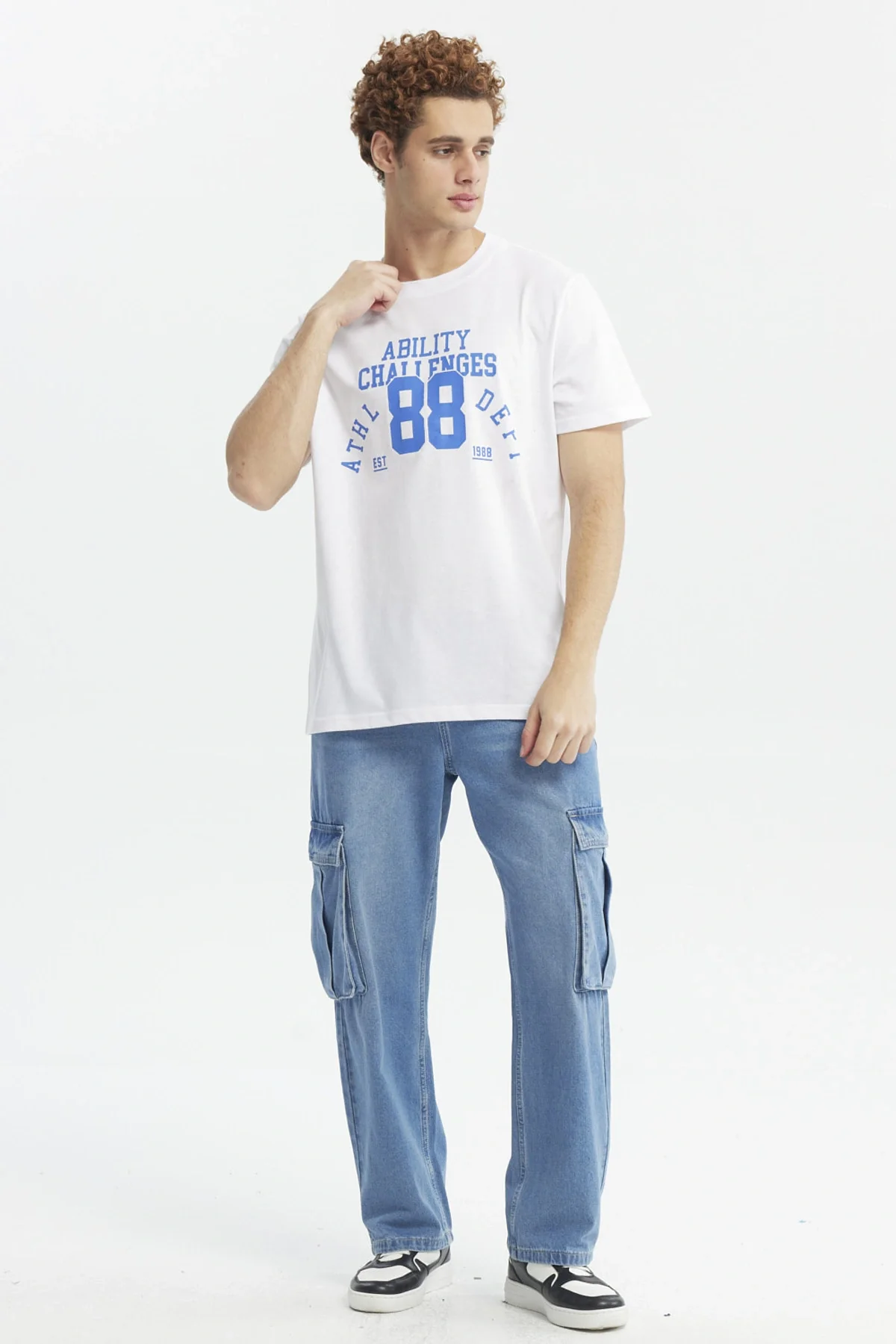 Polera Hombre Slim Blanco - Image 4