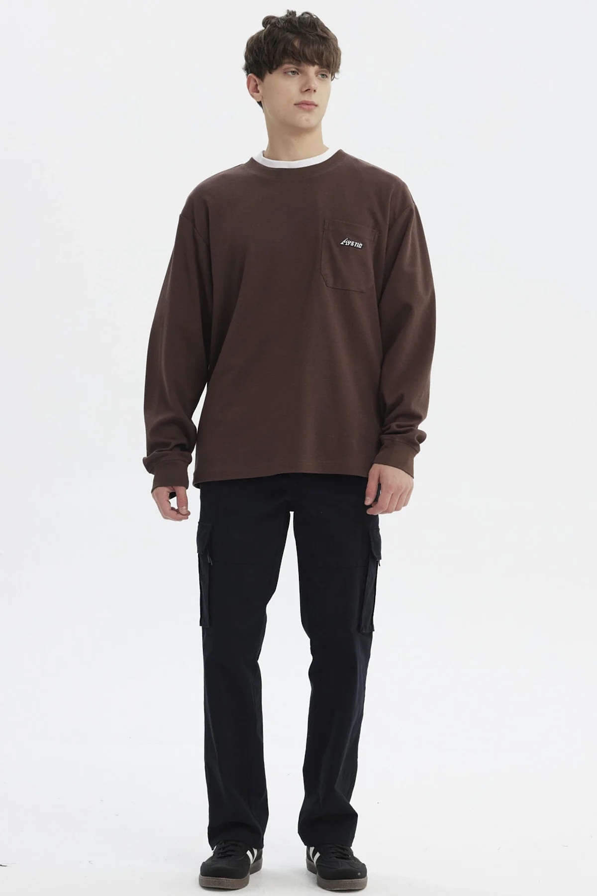 Polera Hombre Slim Chocolate - Image 4