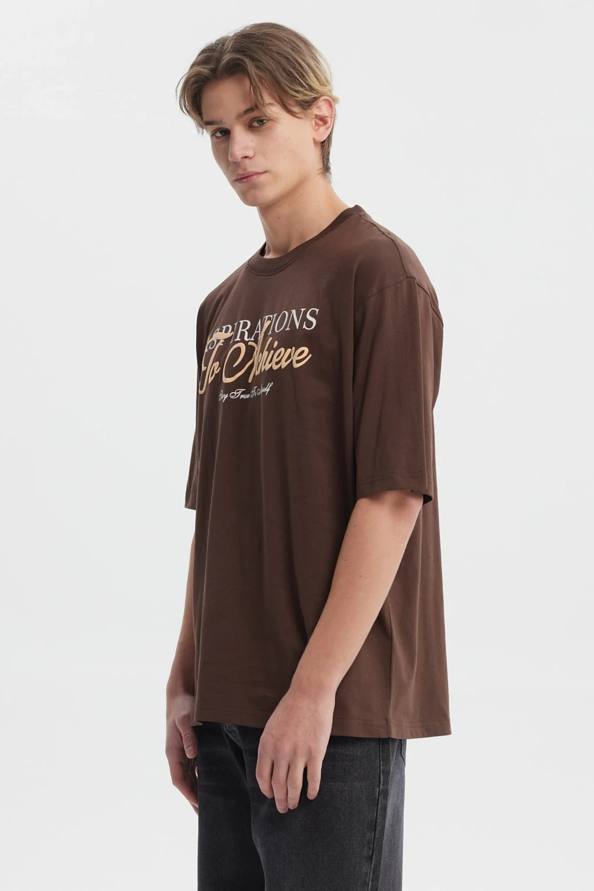 Polera Hombre Slim Chocolate - Image 2