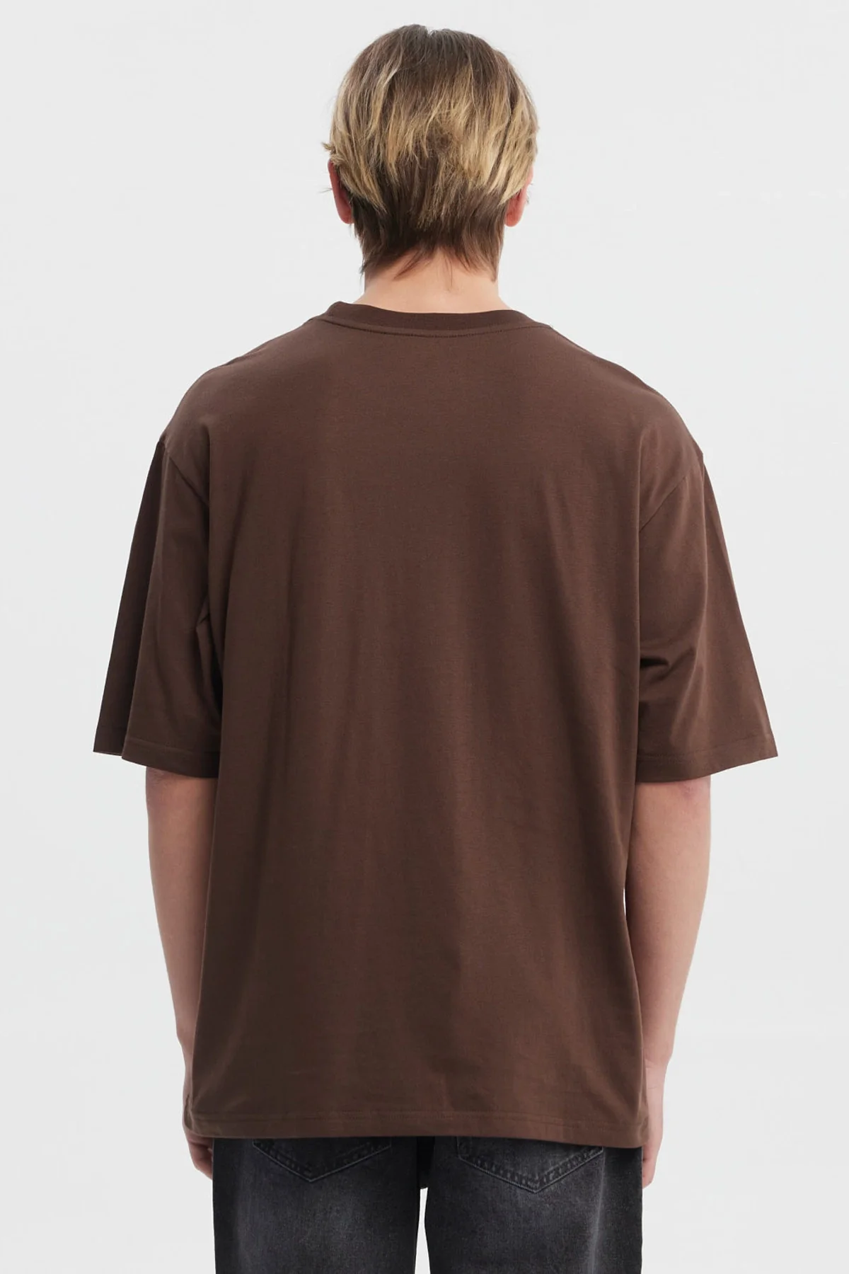 Polera Hombre Slim Chocolate - Image 3
