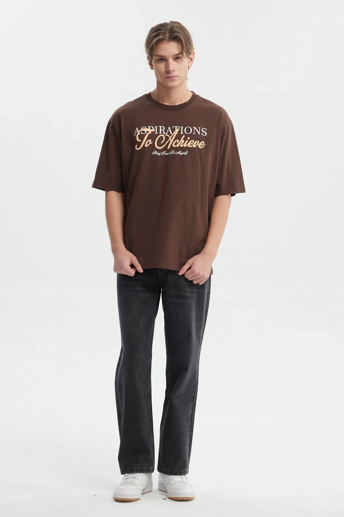 Polera Hombre Slim Chocolate - Image 4