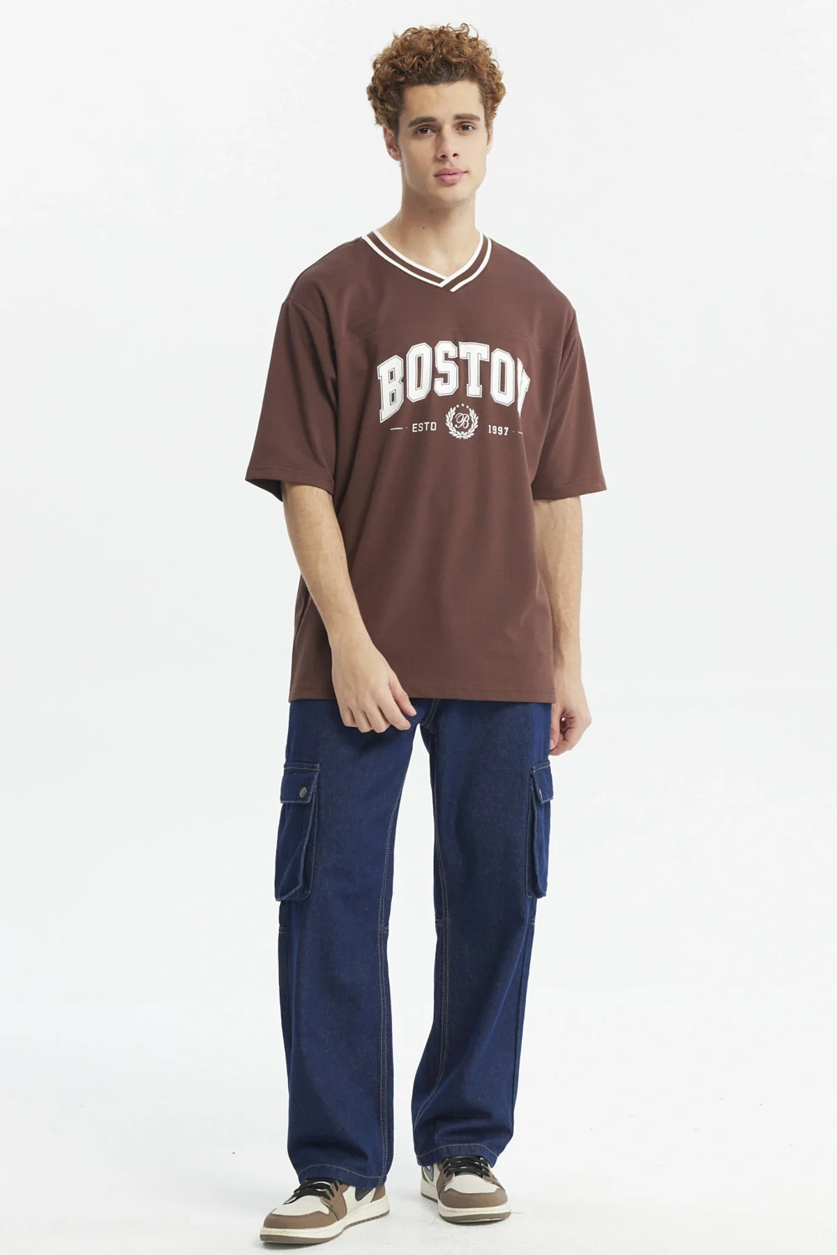 Polera Hombre Slim Chocolate - Image 4
