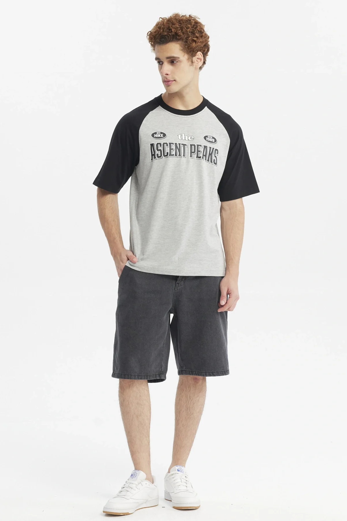 Polera Hombre Slim Gris Melange - Image 4