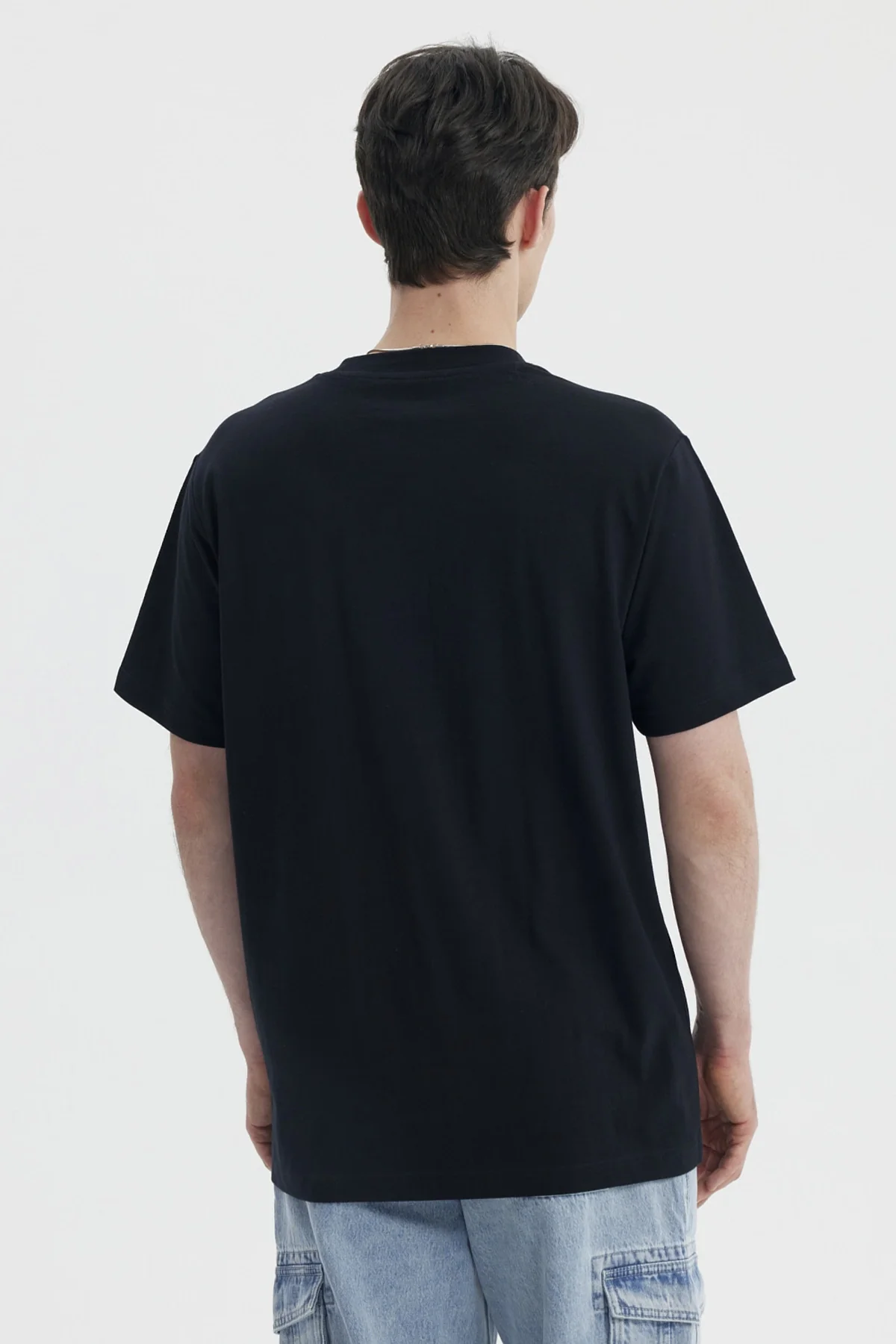 Polera Hombre Slim Negro - Image 3