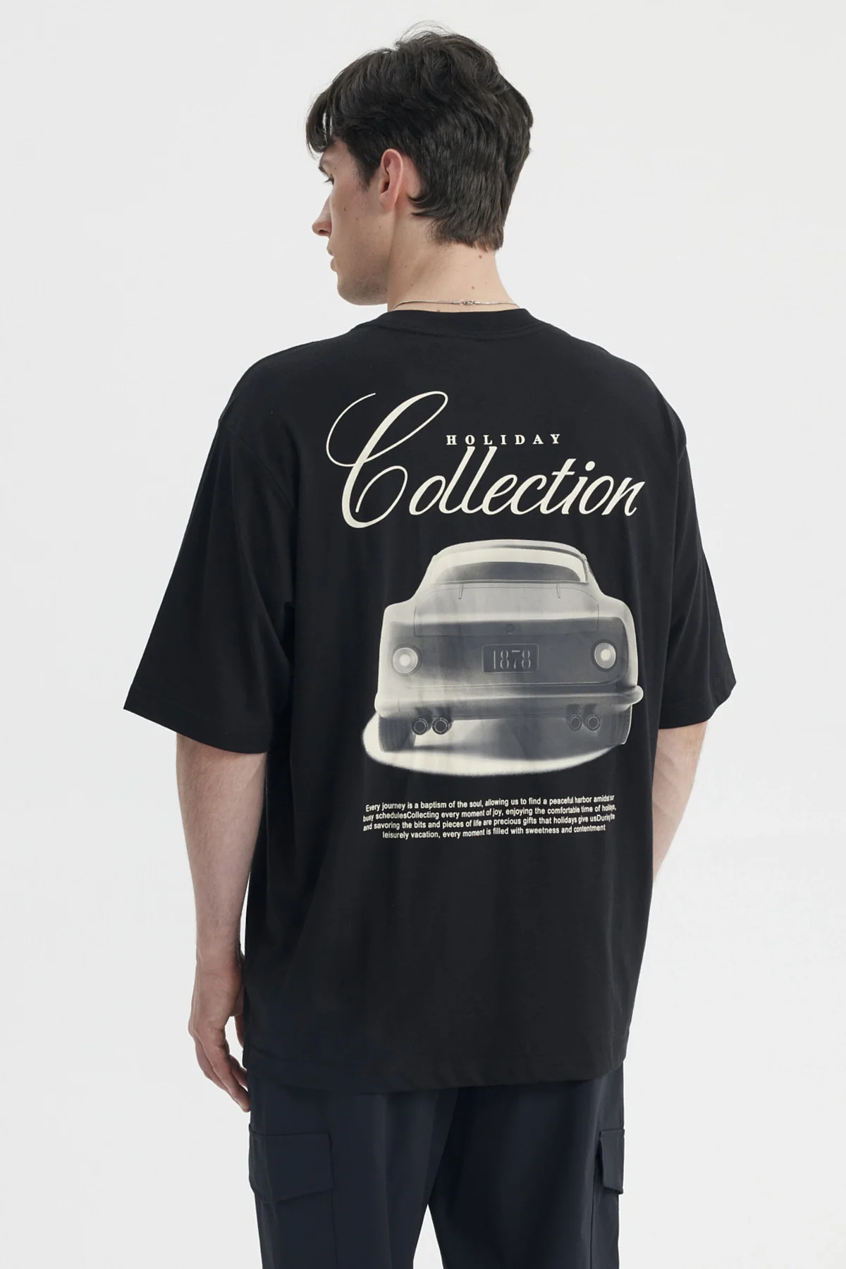 Polera Hombre Slim Negro - Image 2