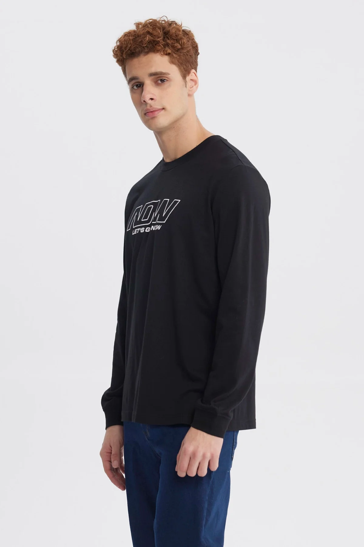 Polera Hombre Slim Negro - Image 2