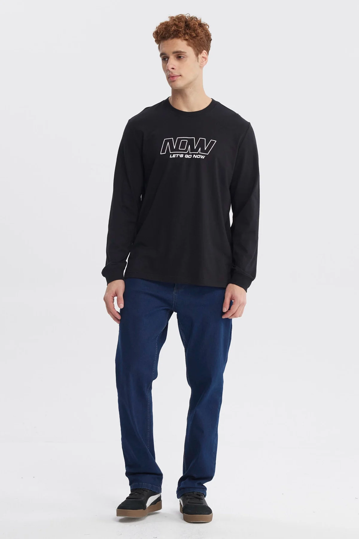 Polera Hombre Slim Negro - Image 4