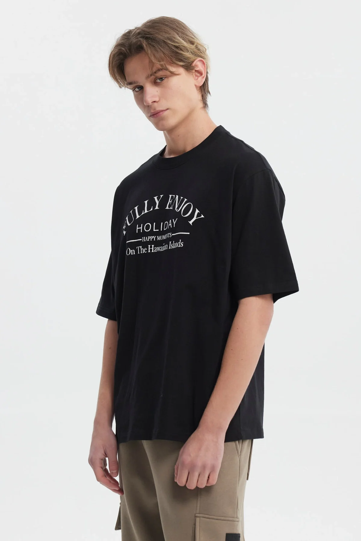 Polera Hombre Slim Negro - Image 2