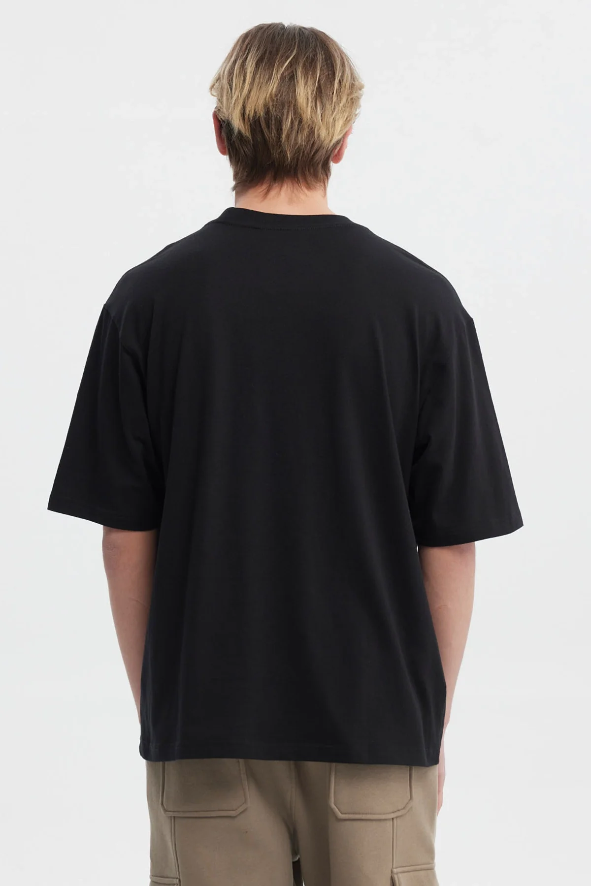 Polera Hombre Slim Negro - Image 3