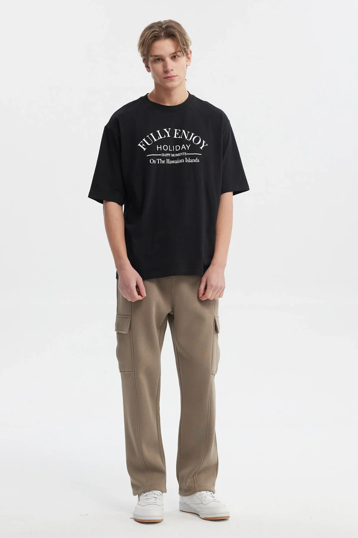 Polera Hombre Slim Negro - Image 4