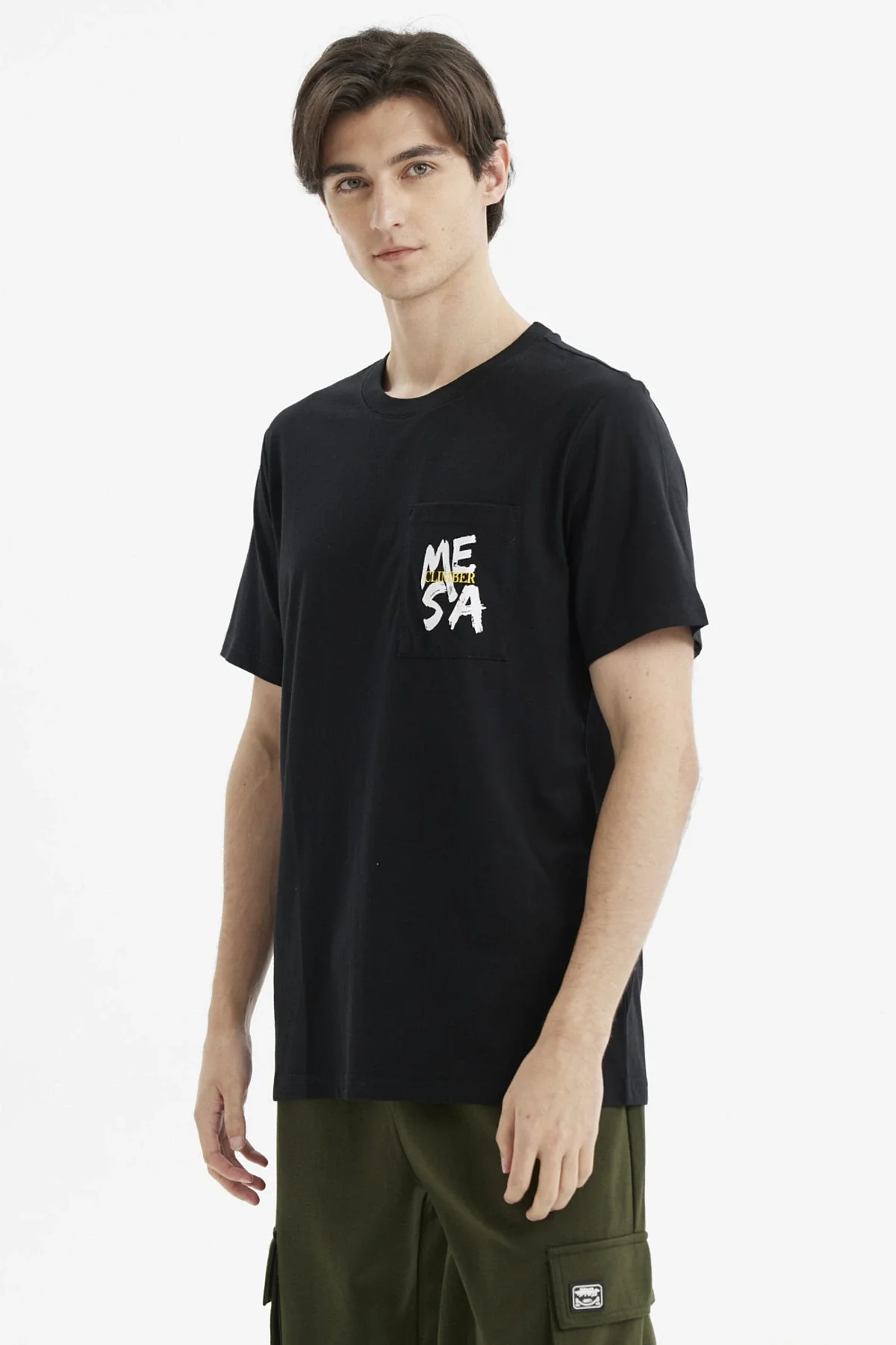 Polera Hombre Slim Negro - Image 2