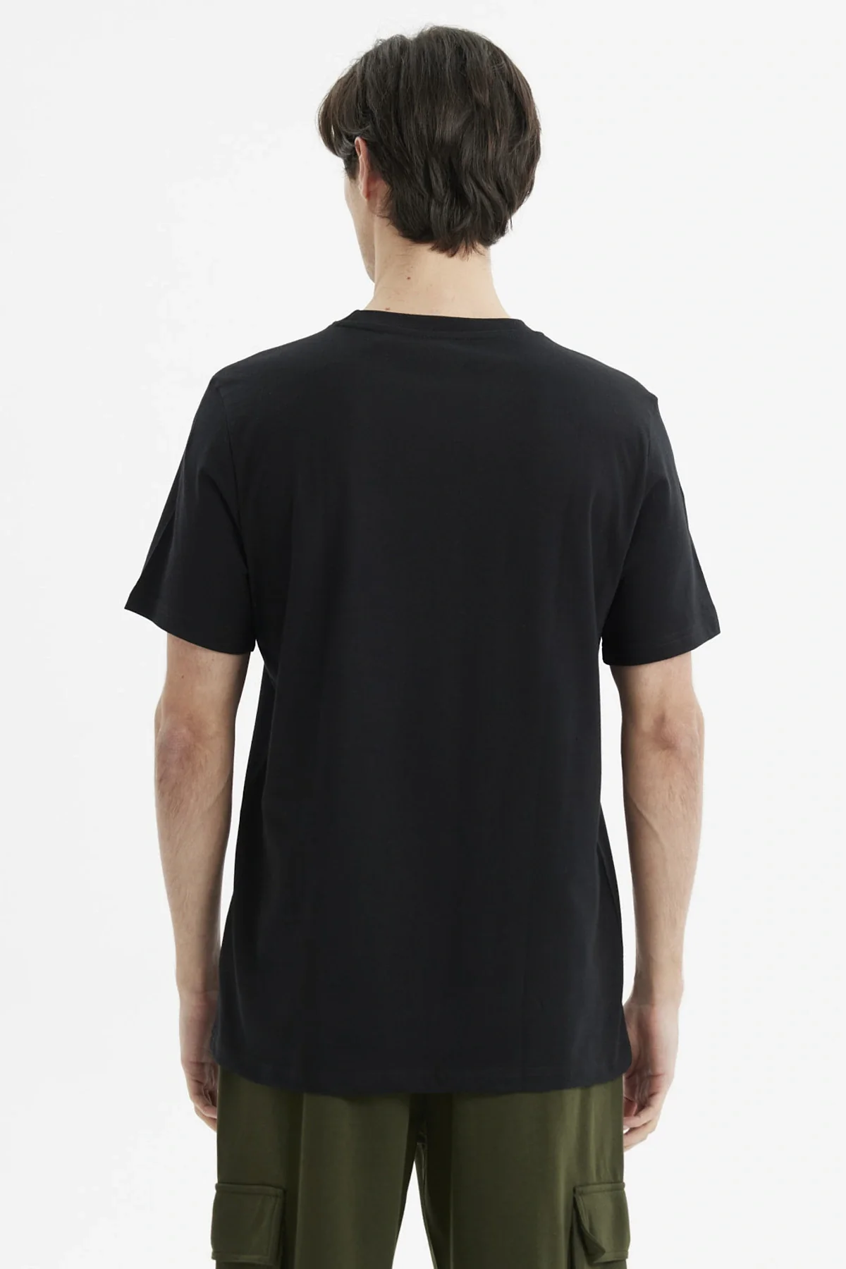 Polera Hombre Slim Negro - Image 3