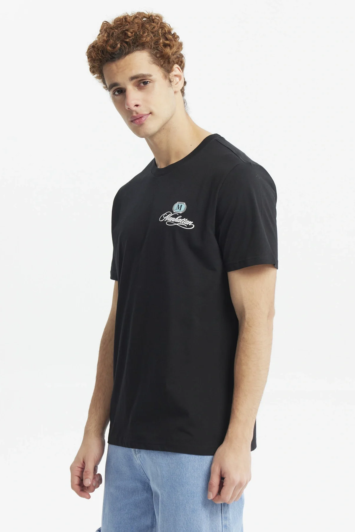 Polera Hombre Slim Negro - Image 2