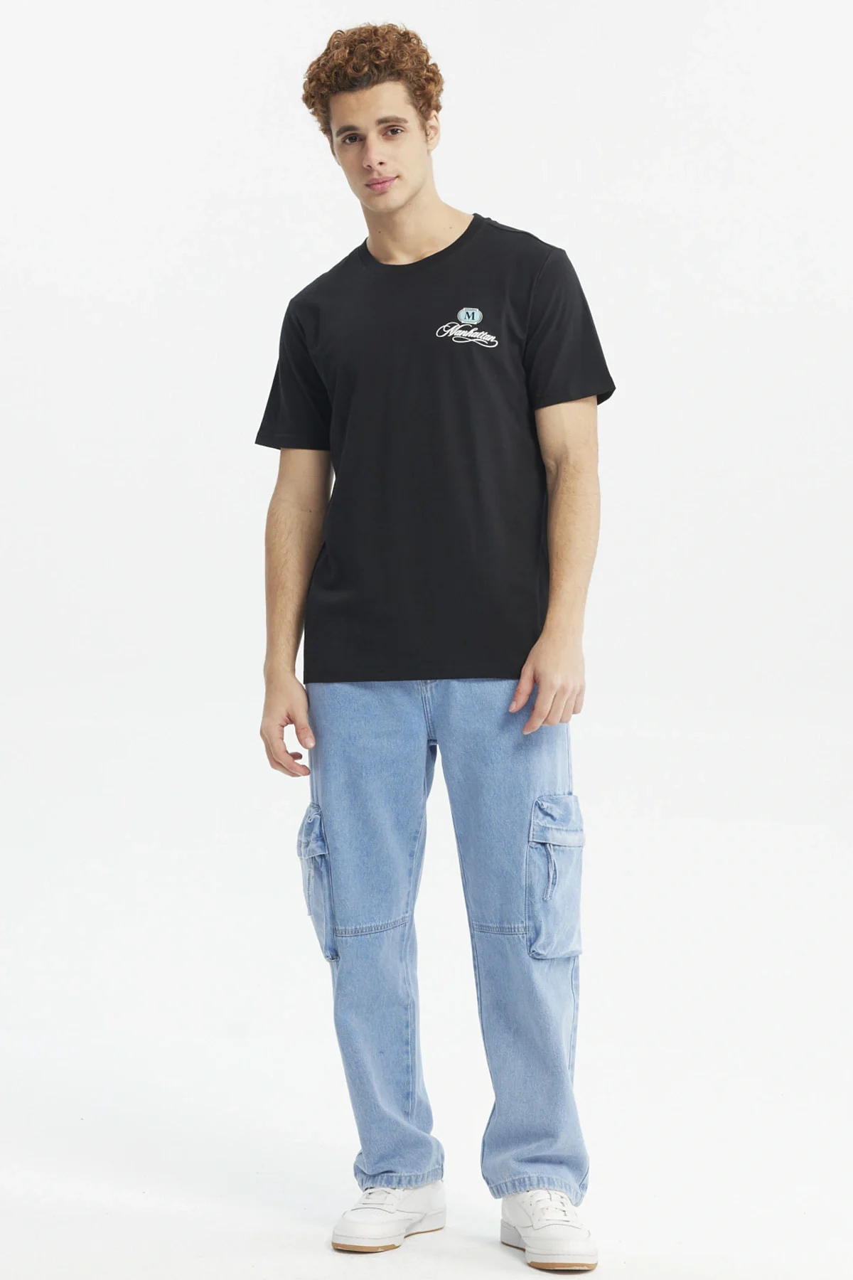 Polera Hombre Slim Negro - Image 4