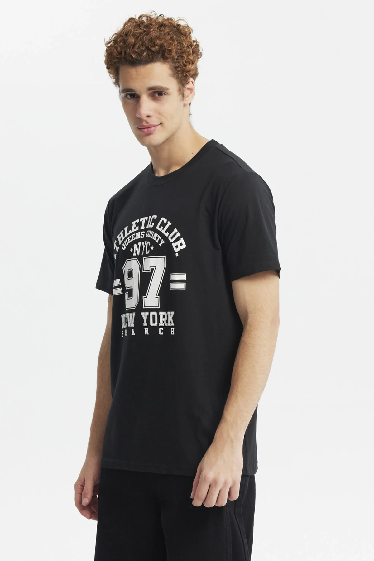Polera Hombre Slim Negro - Image 2