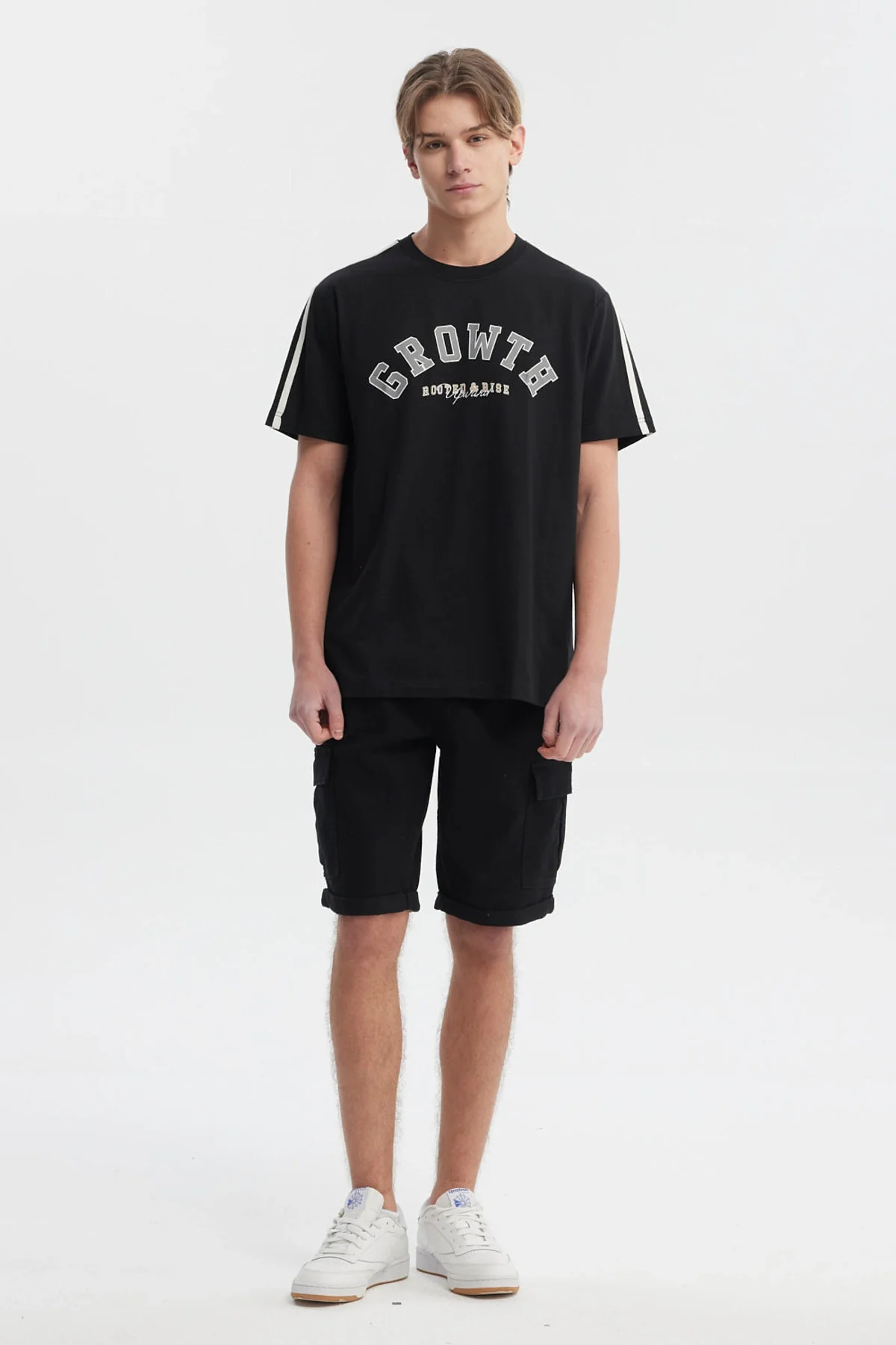 Polera Hombre Slim Negro - Image 4