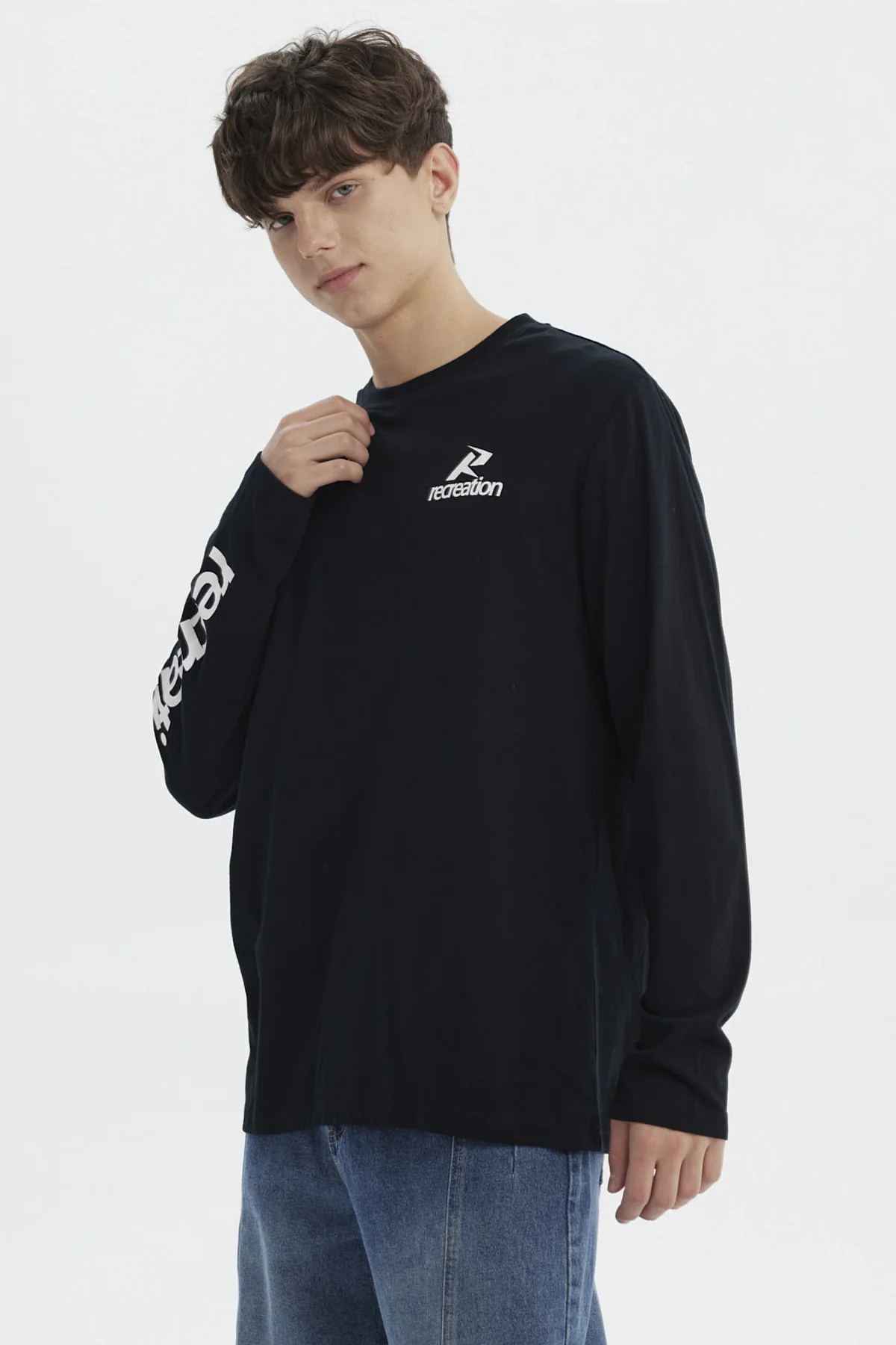 Polera Hombre Slim Negro - Image 2