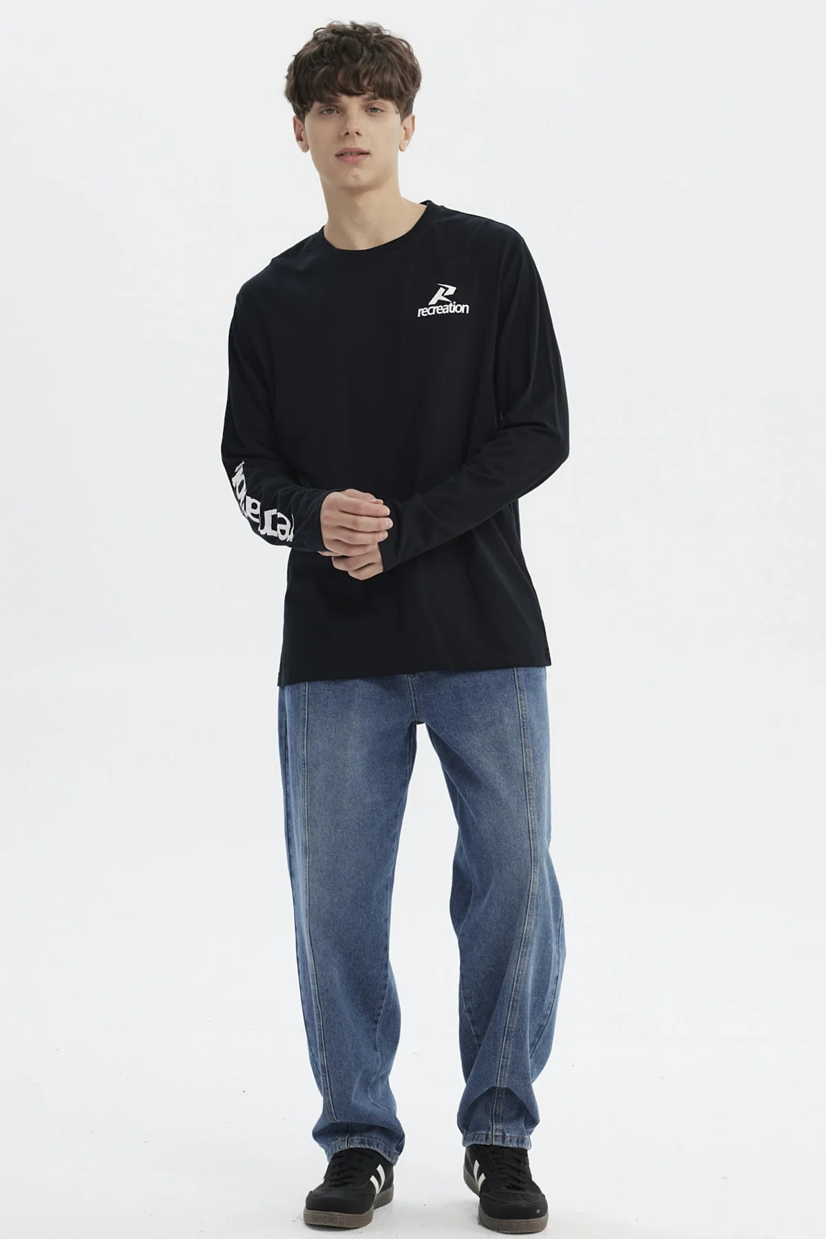 Polera Hombre Slim Negro - Image 4