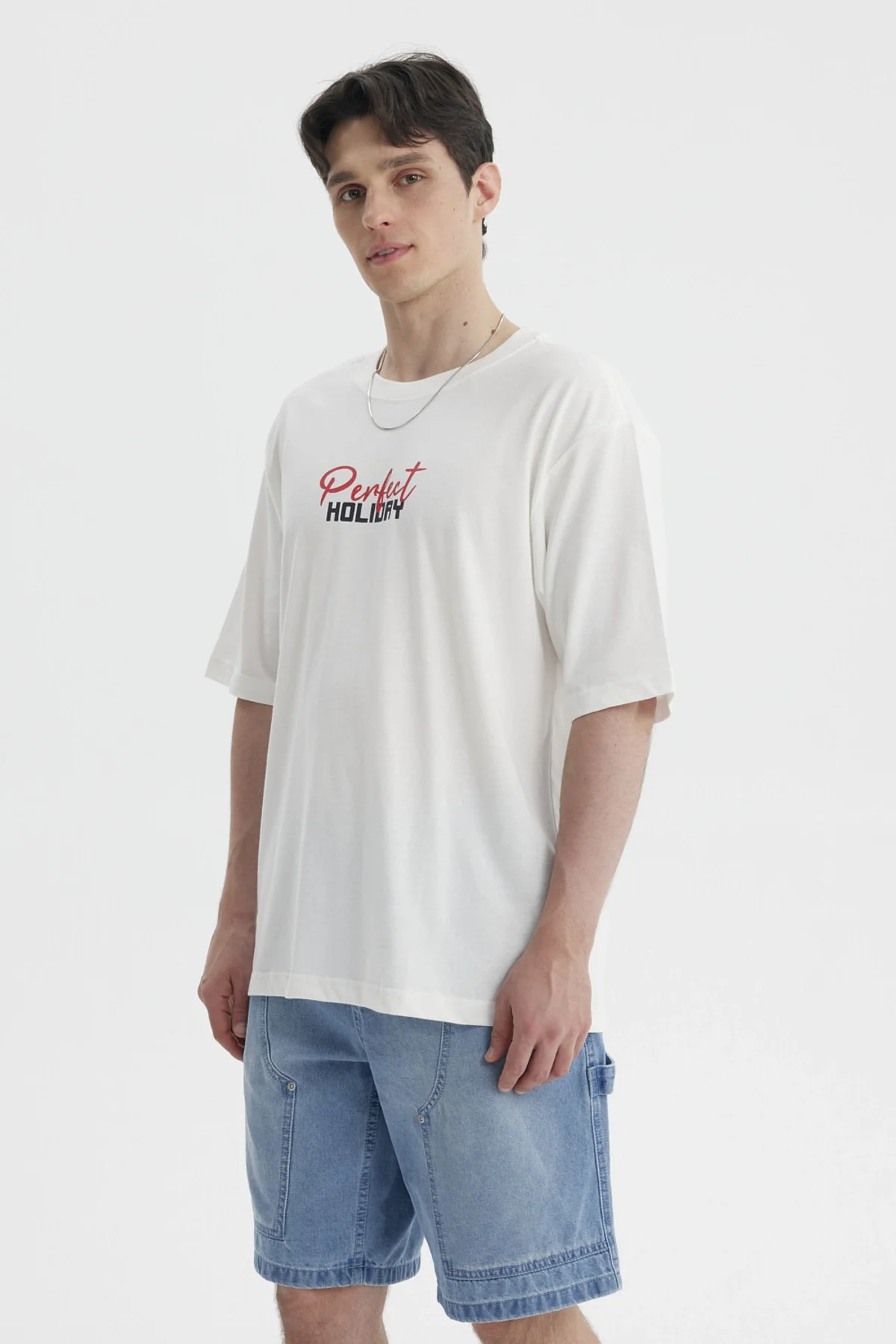 Polera Hombre Slim Crema - Image 3