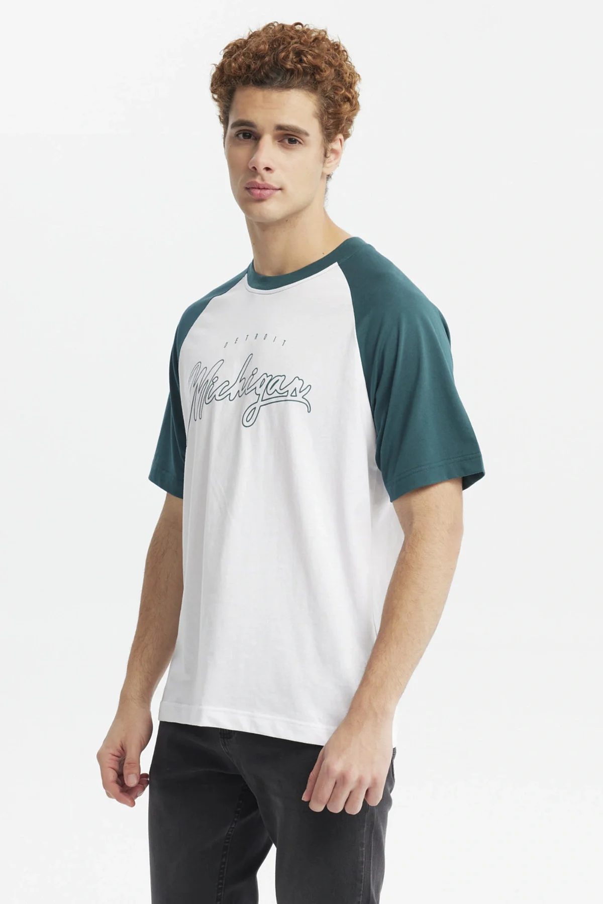 Polera Hombre Slim Verde - Image 2