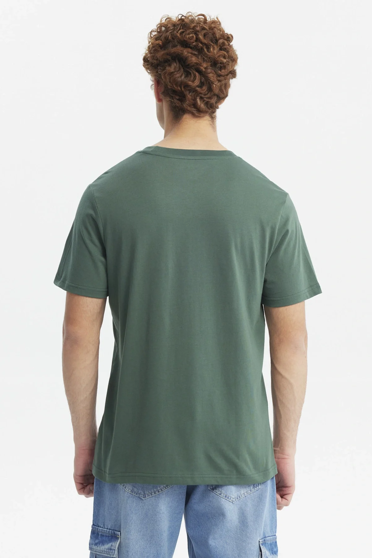 Polera Hombre Slim Verde - Image 3