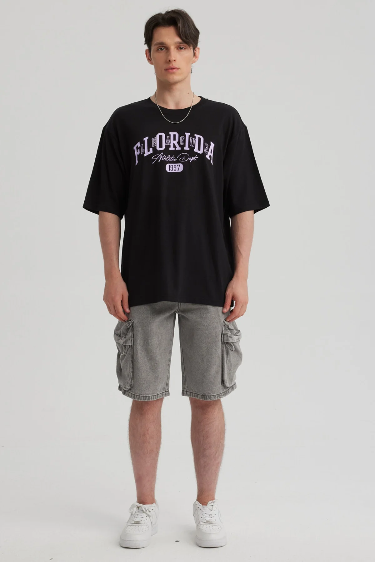 Polera Hombre Texto Frontal Negro - Image 4