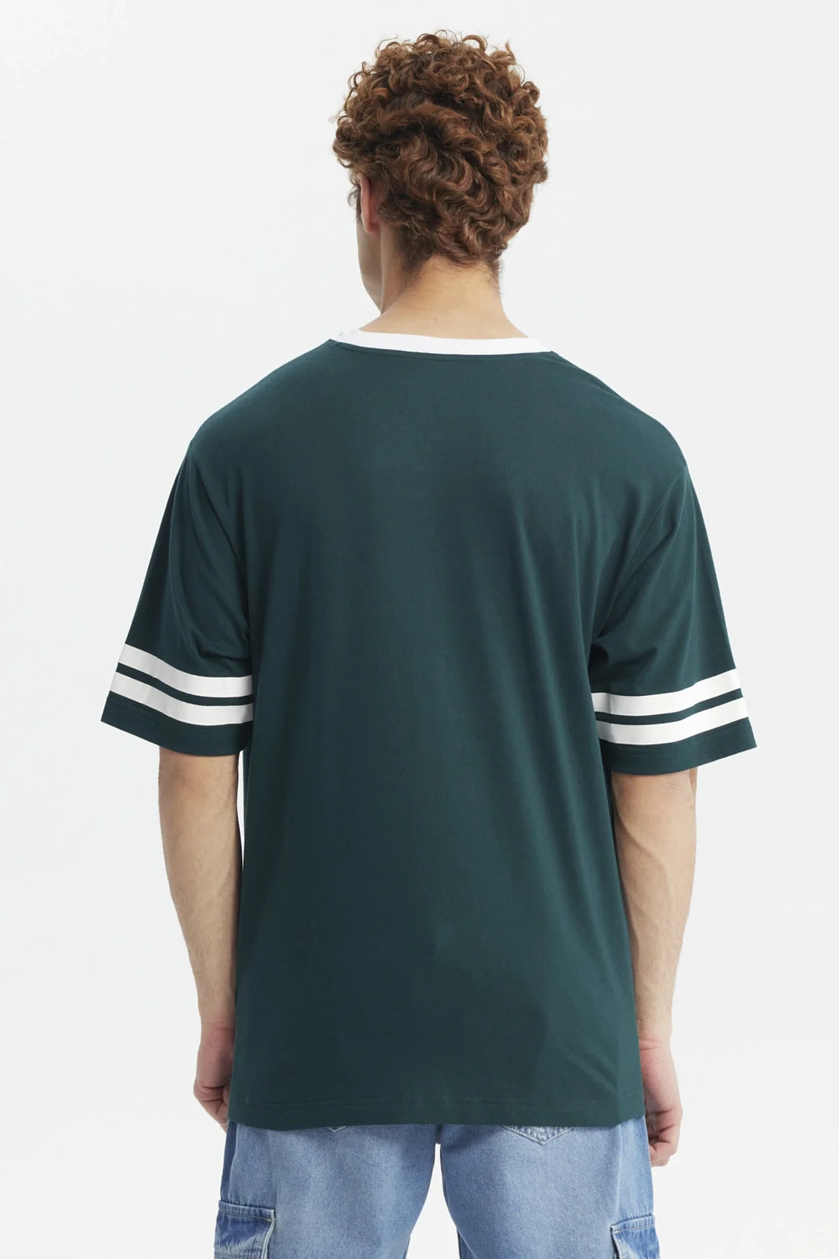 Polera Hombre Urban City Usa Verde Oscuro - Image 3
