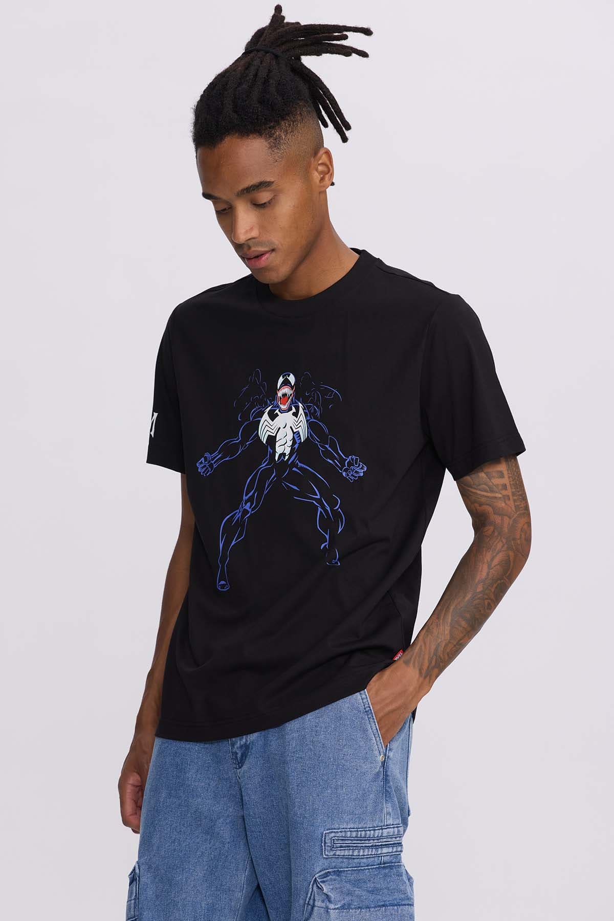 Polera Hombre Venom Negro - Image 2