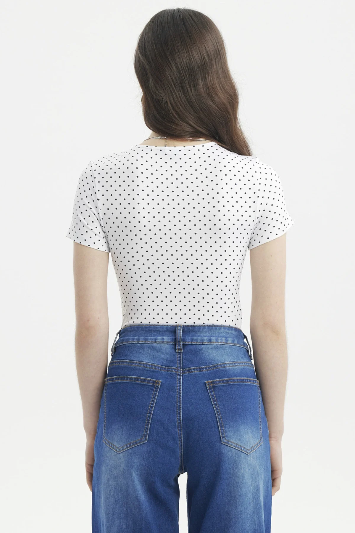Polera Mujer Ajustado Blanco - Image 3
