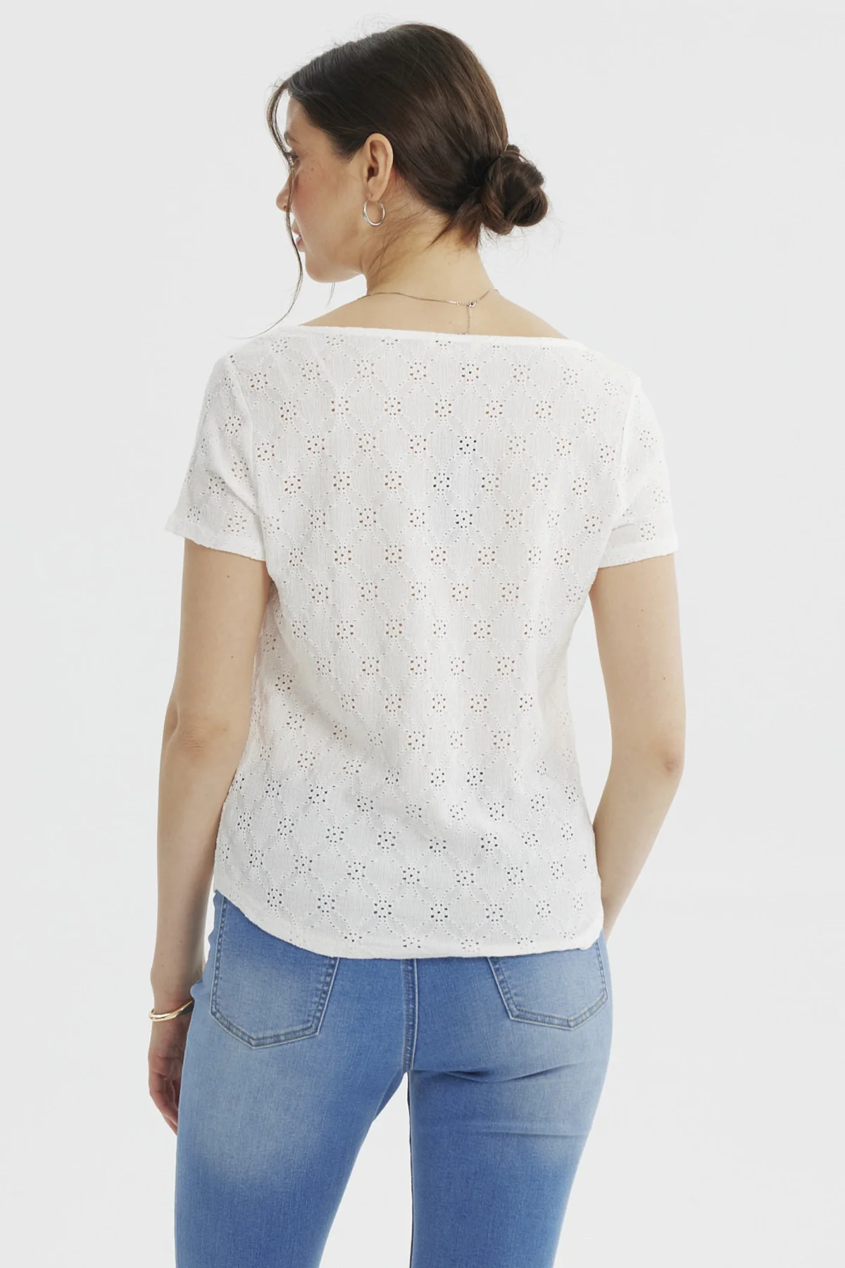 Polera Mujer Ajustado Crudo - Image 3