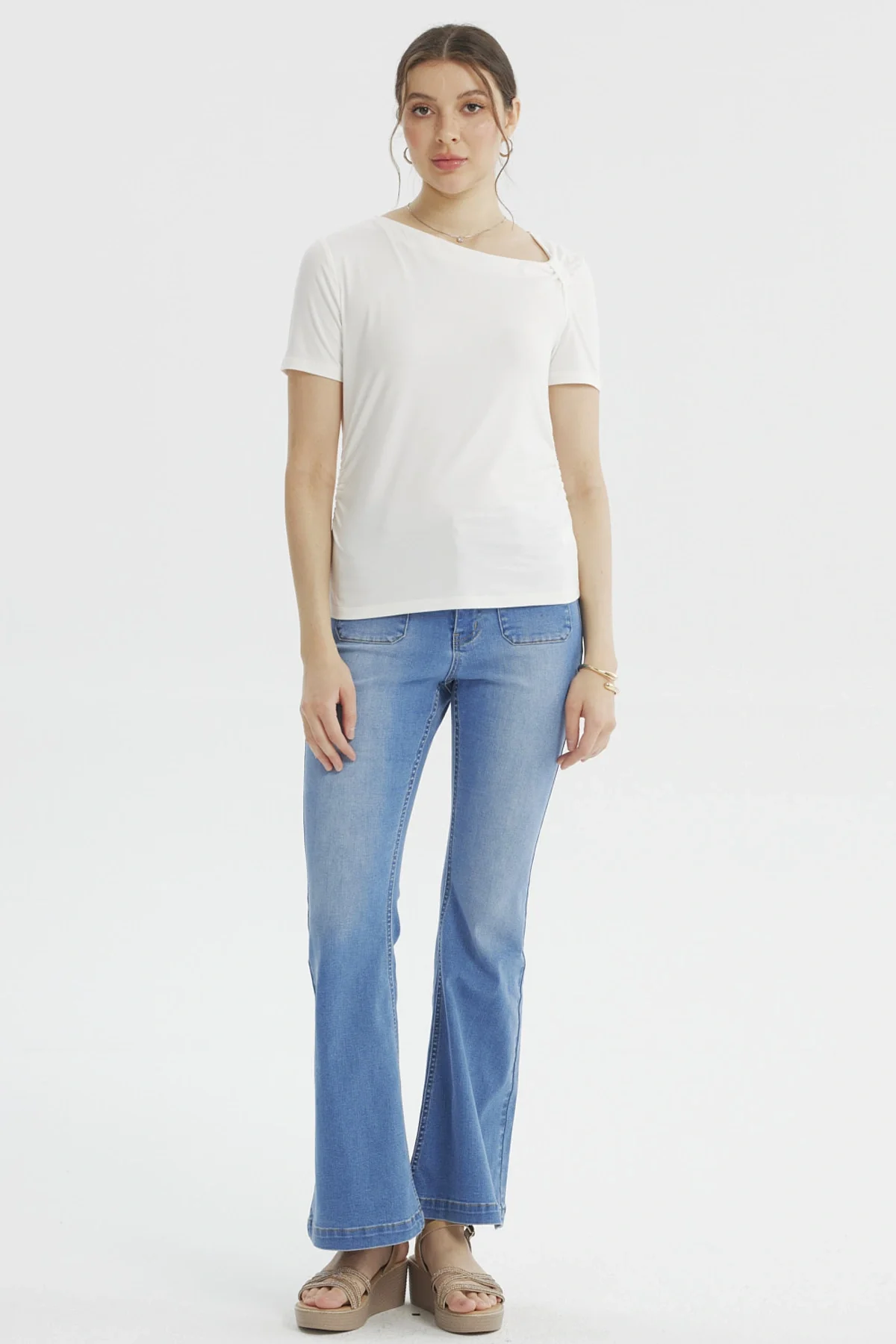 Polera Mujer Ajustado Crudo - Image 4